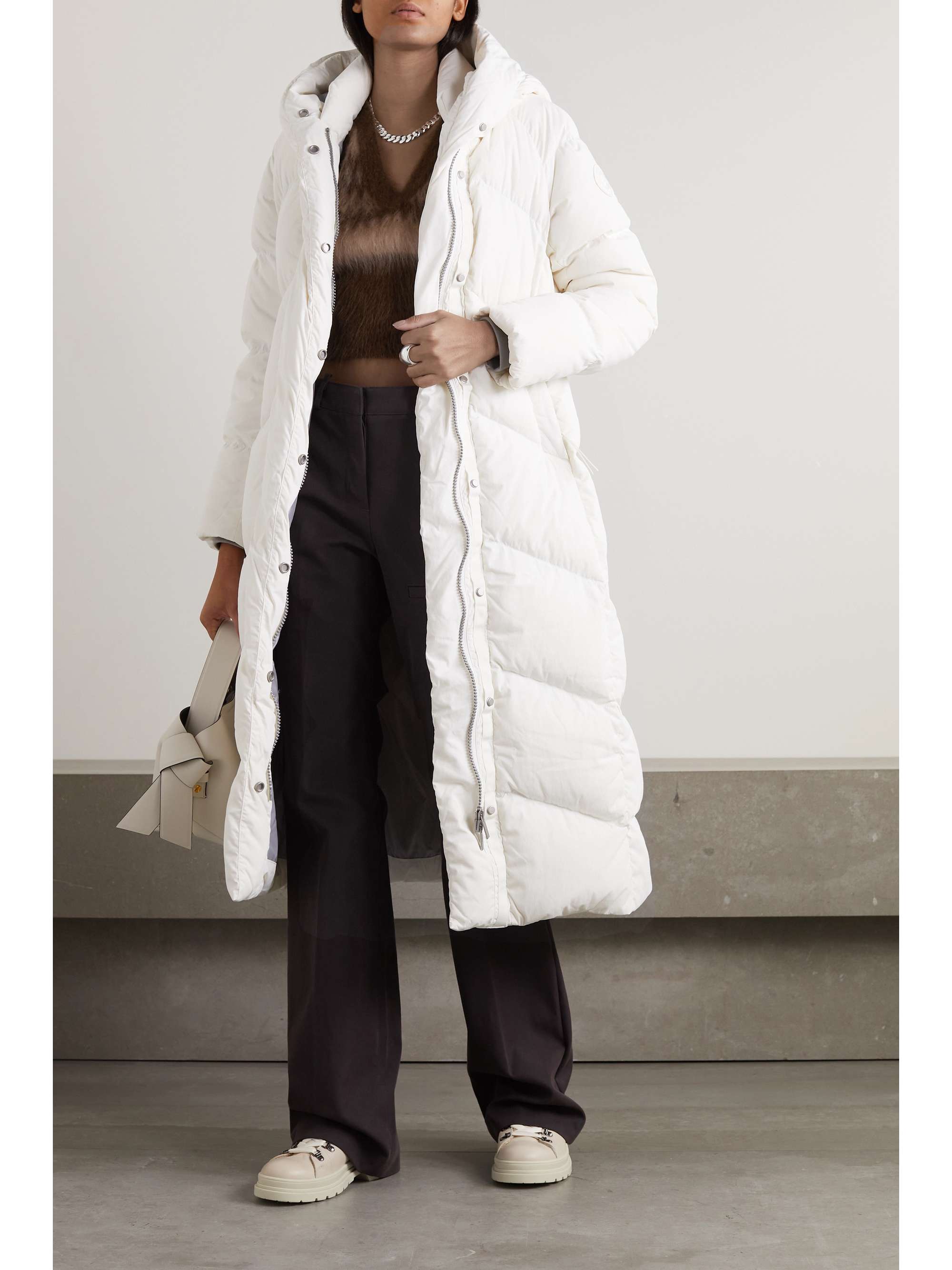 CANADA GOOSE Marlow hooded belted quilted Ventera down parka