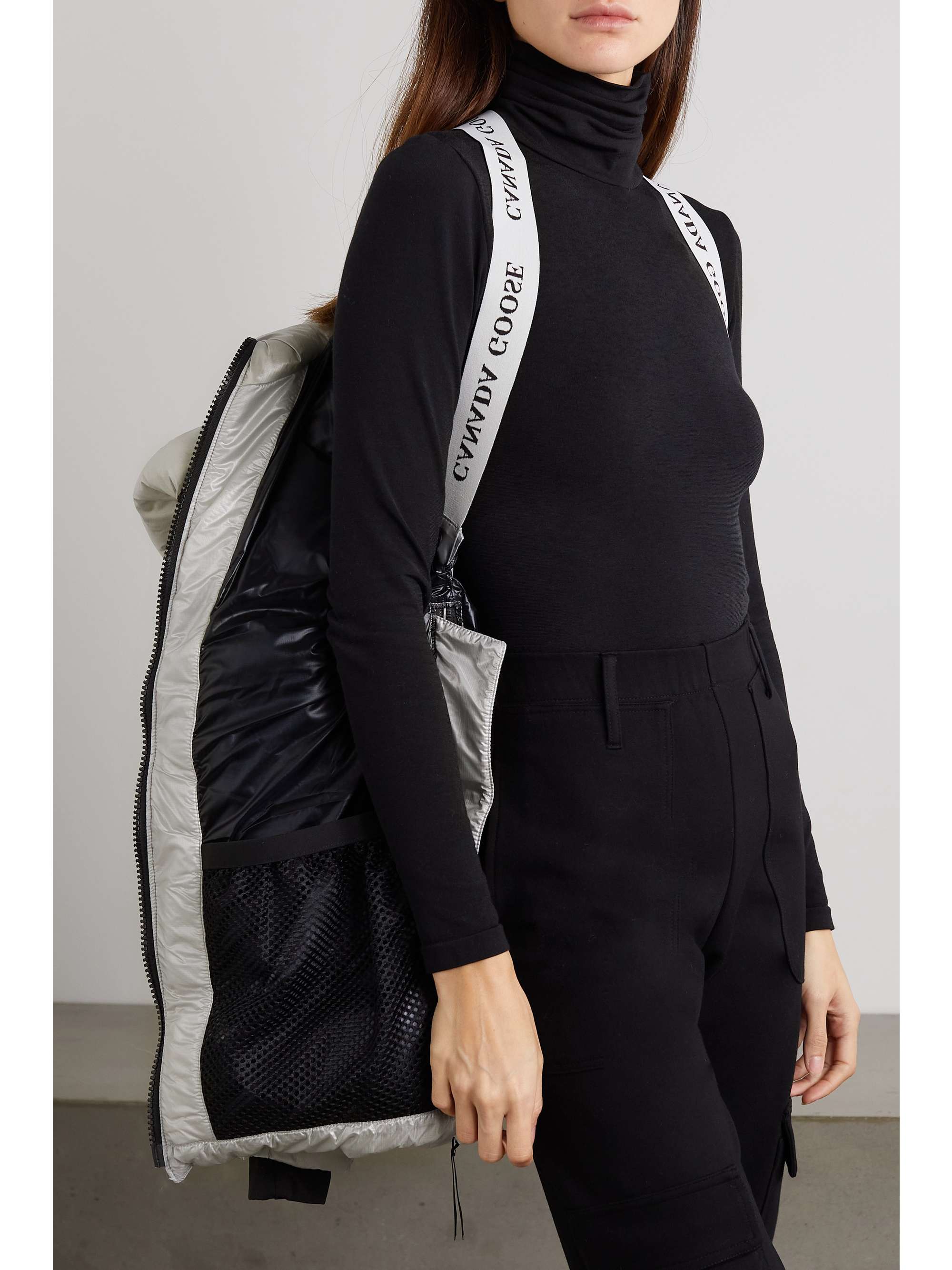 CANADA GOOSE Cypress hooded quilted recycled shell down jacket NETA