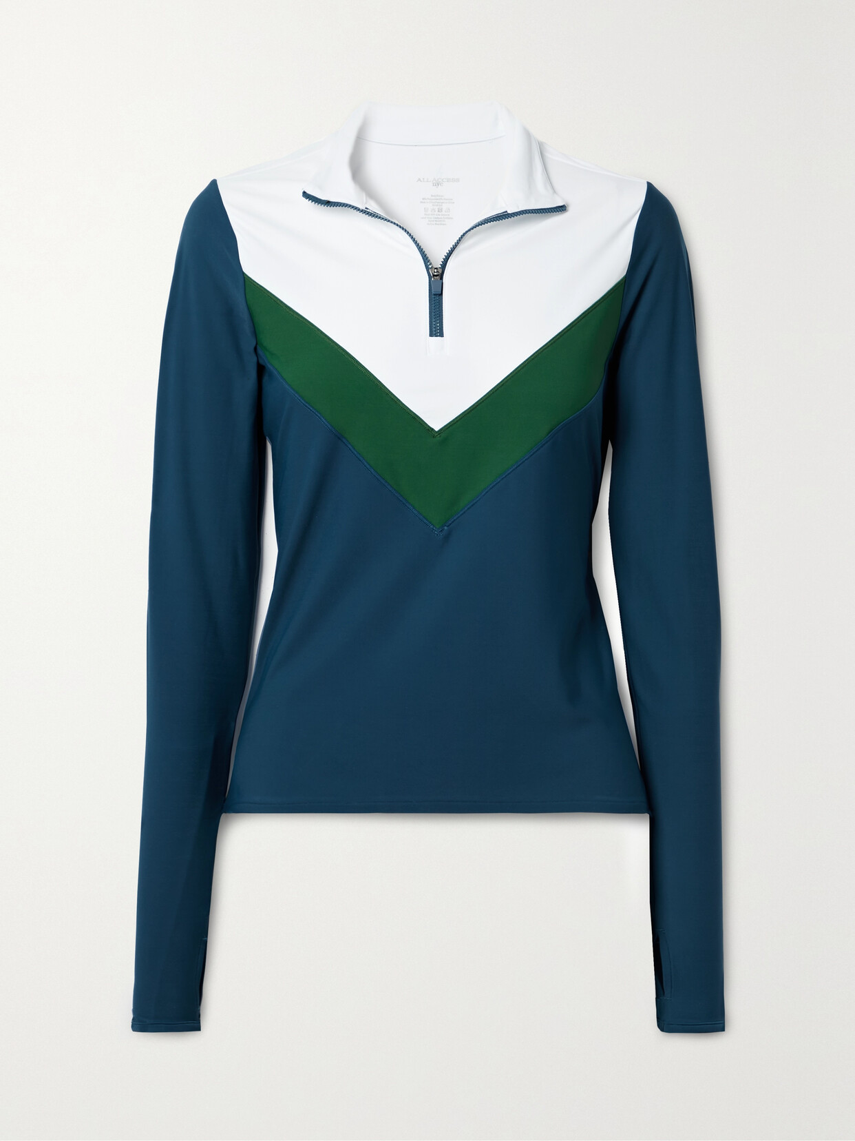 All Access - Color-block Stretch Sweatshirt - Blue