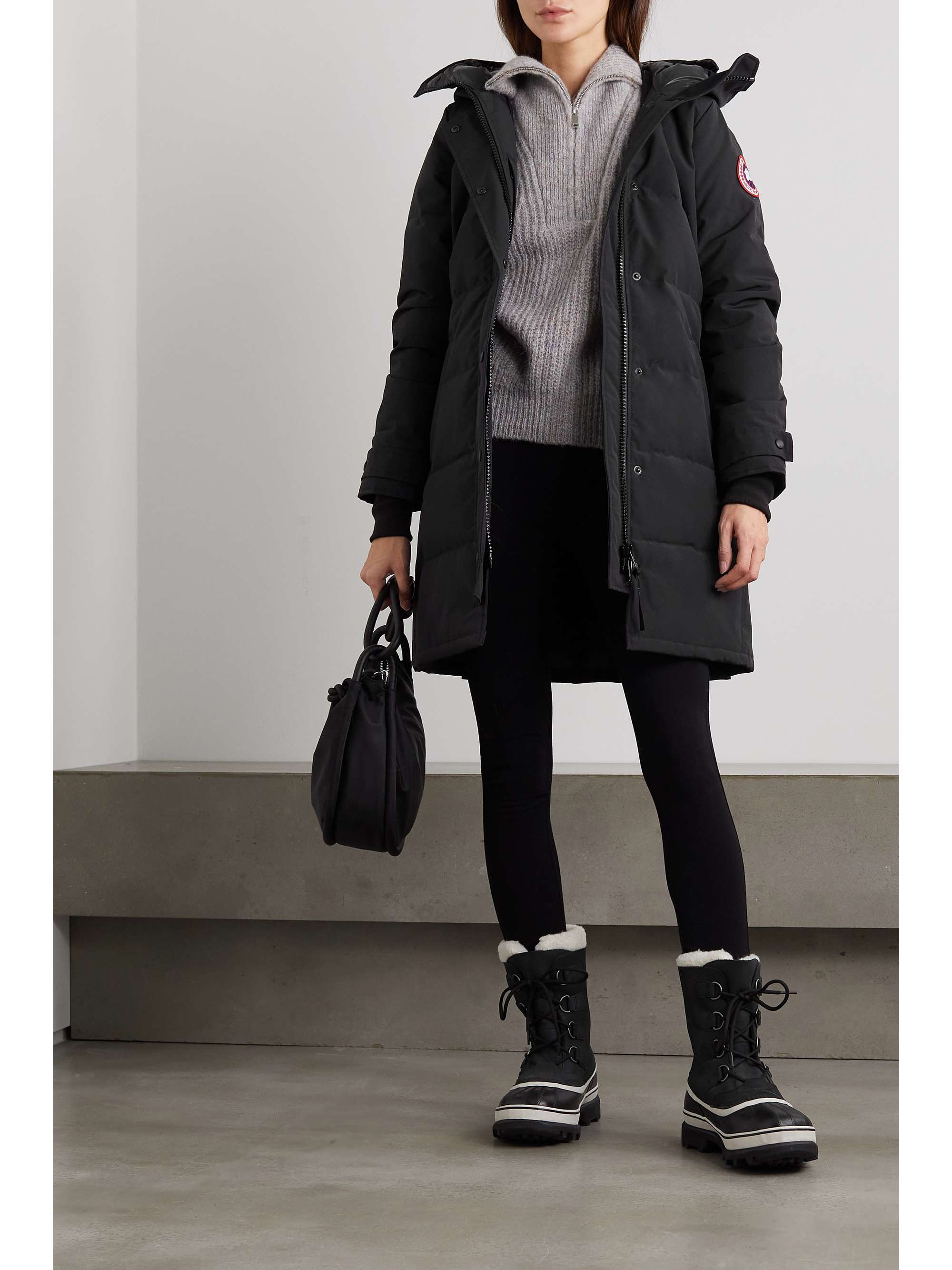 canada goose shelburne hooded down parka