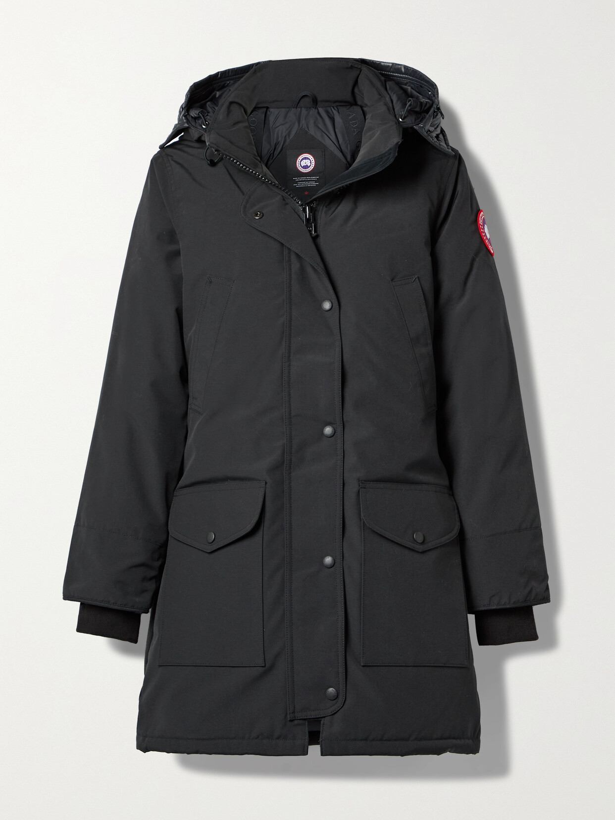 canada goose trillium hooded shell down parka