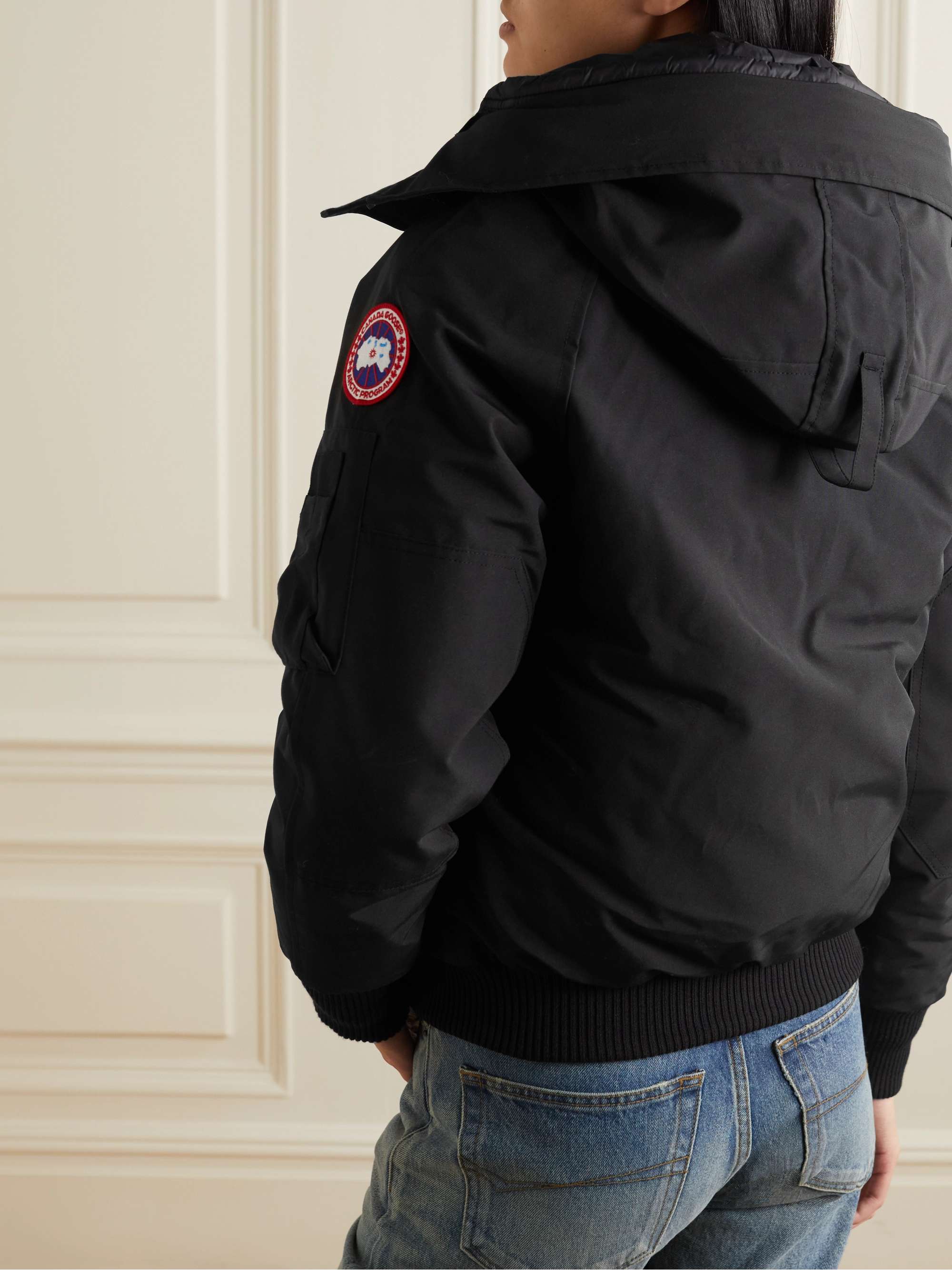 CANADA GOOSE Chilliwack hooded shell down bomber jacket
