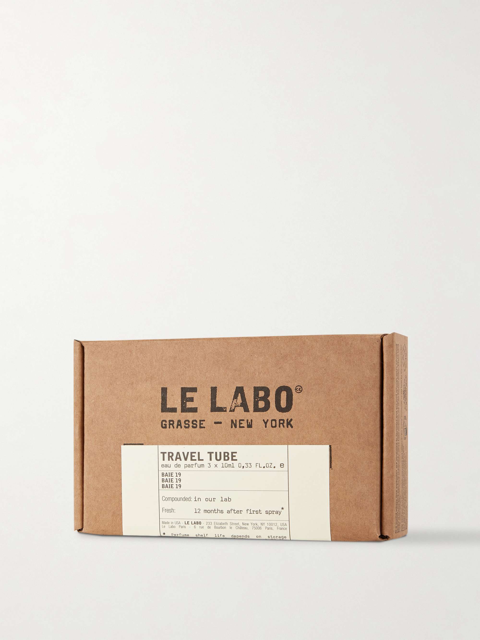 LE LABO Travel Tube Eau de Parfum - Baie 19, 10ml