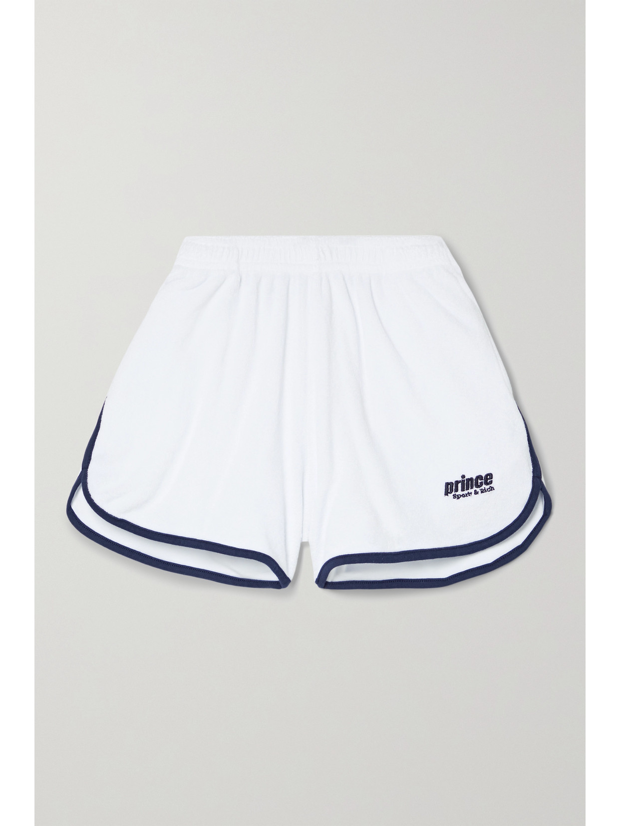 Sporty & Rich - + Prince Cotton-terry Shorts - White 22 Awaiting product image