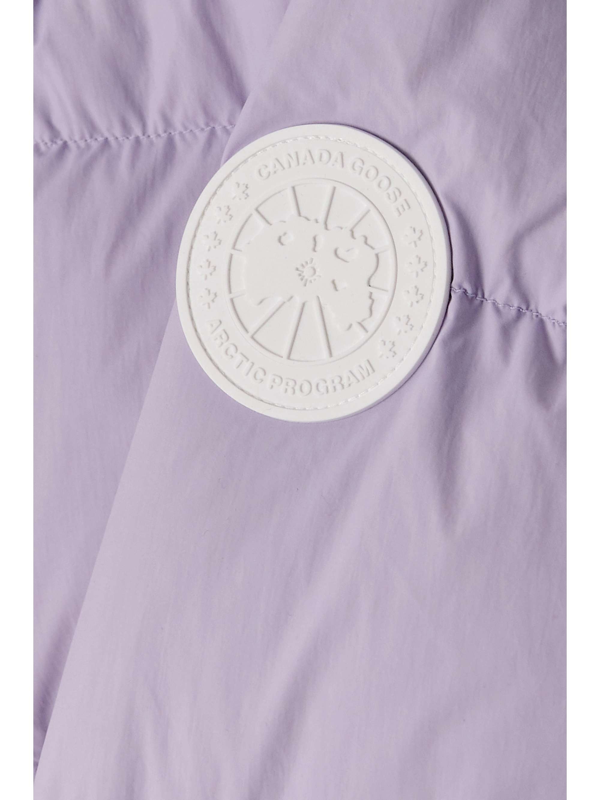 CANADA GOOSE Byward hooded grosgrain-trimmed quilted shell down parka