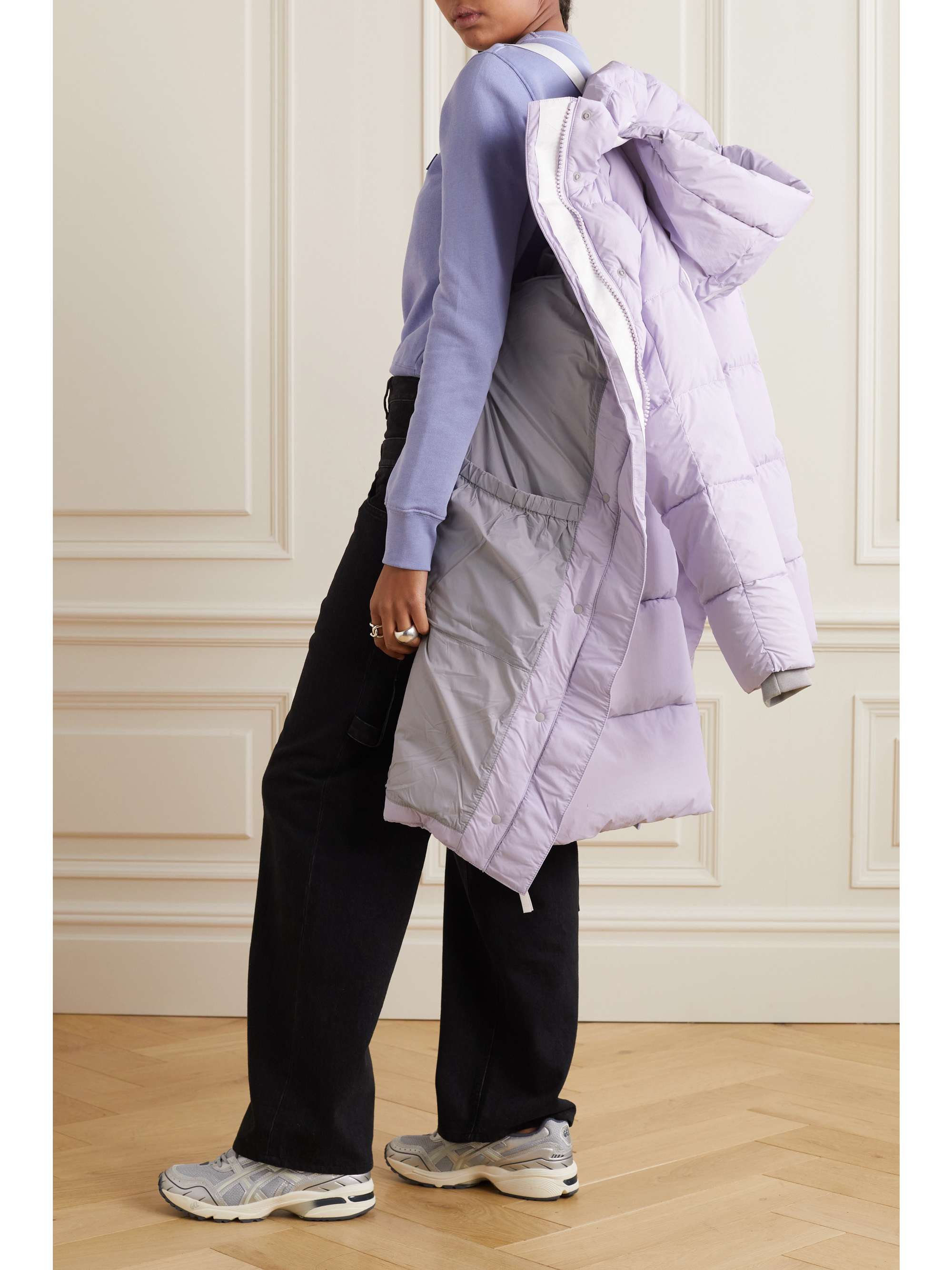 CANADA GOOSE Byward hooded grosgrain-trimmed quilted shell down parka
