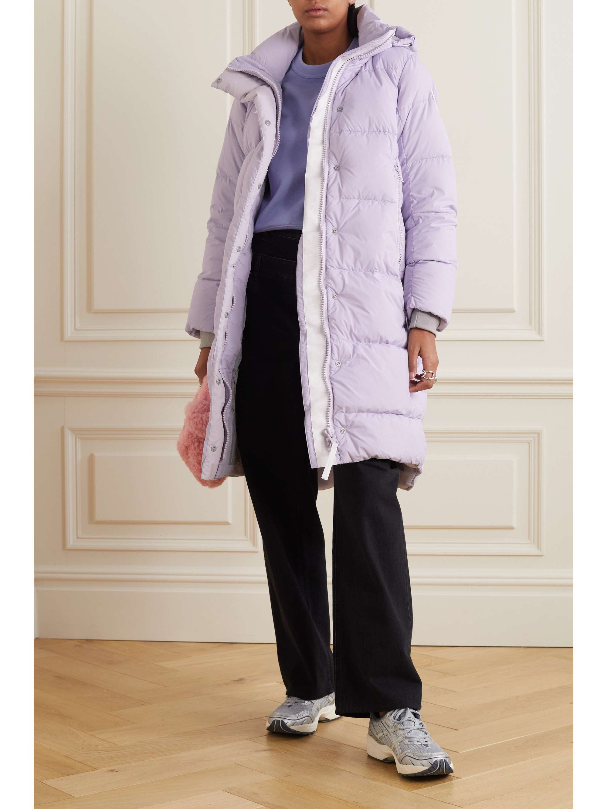 CANADA GOOSE Byward hooded grosgrain-trimmed quilted shell down parka