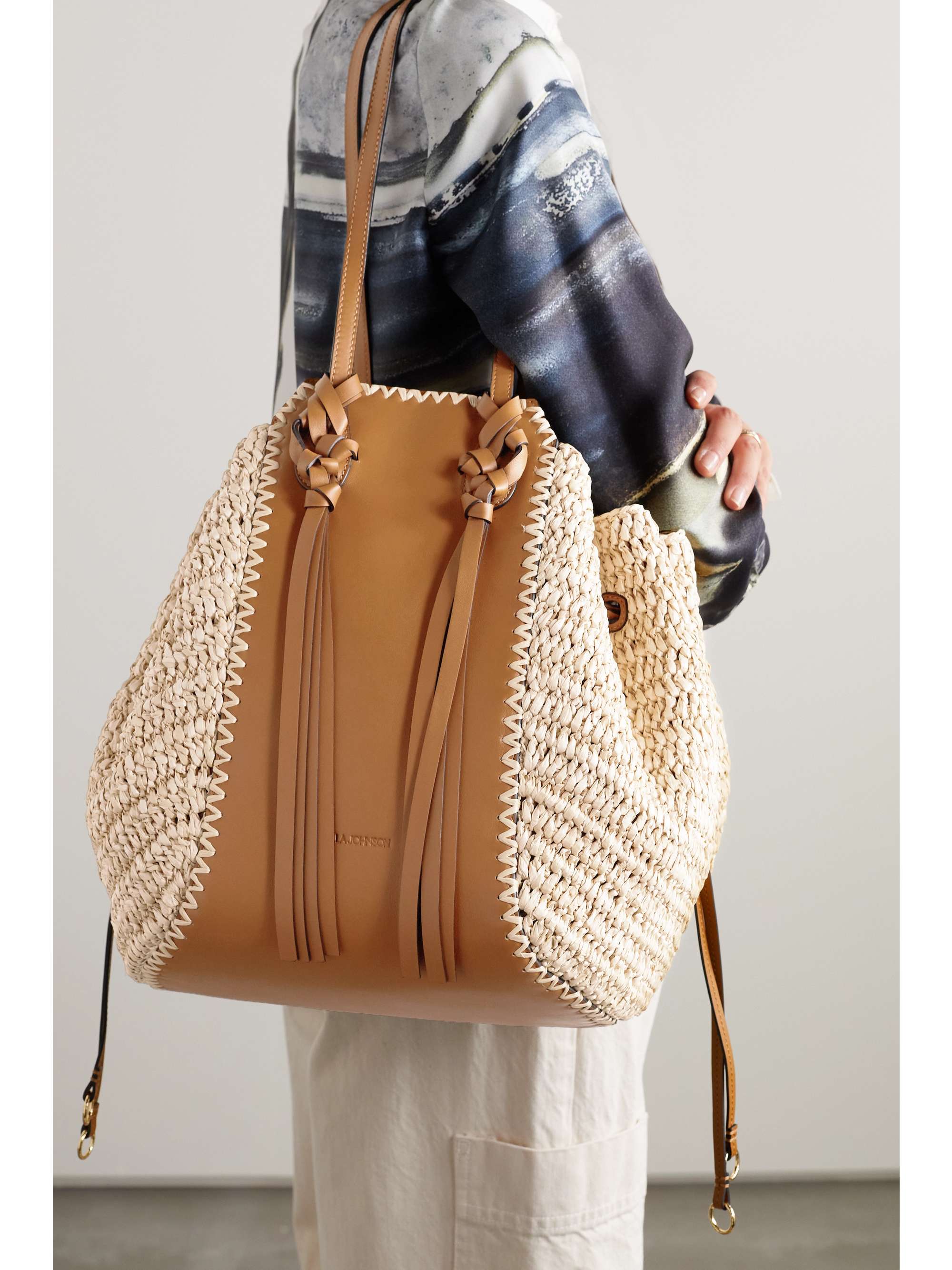 ulla johnson raffia bag