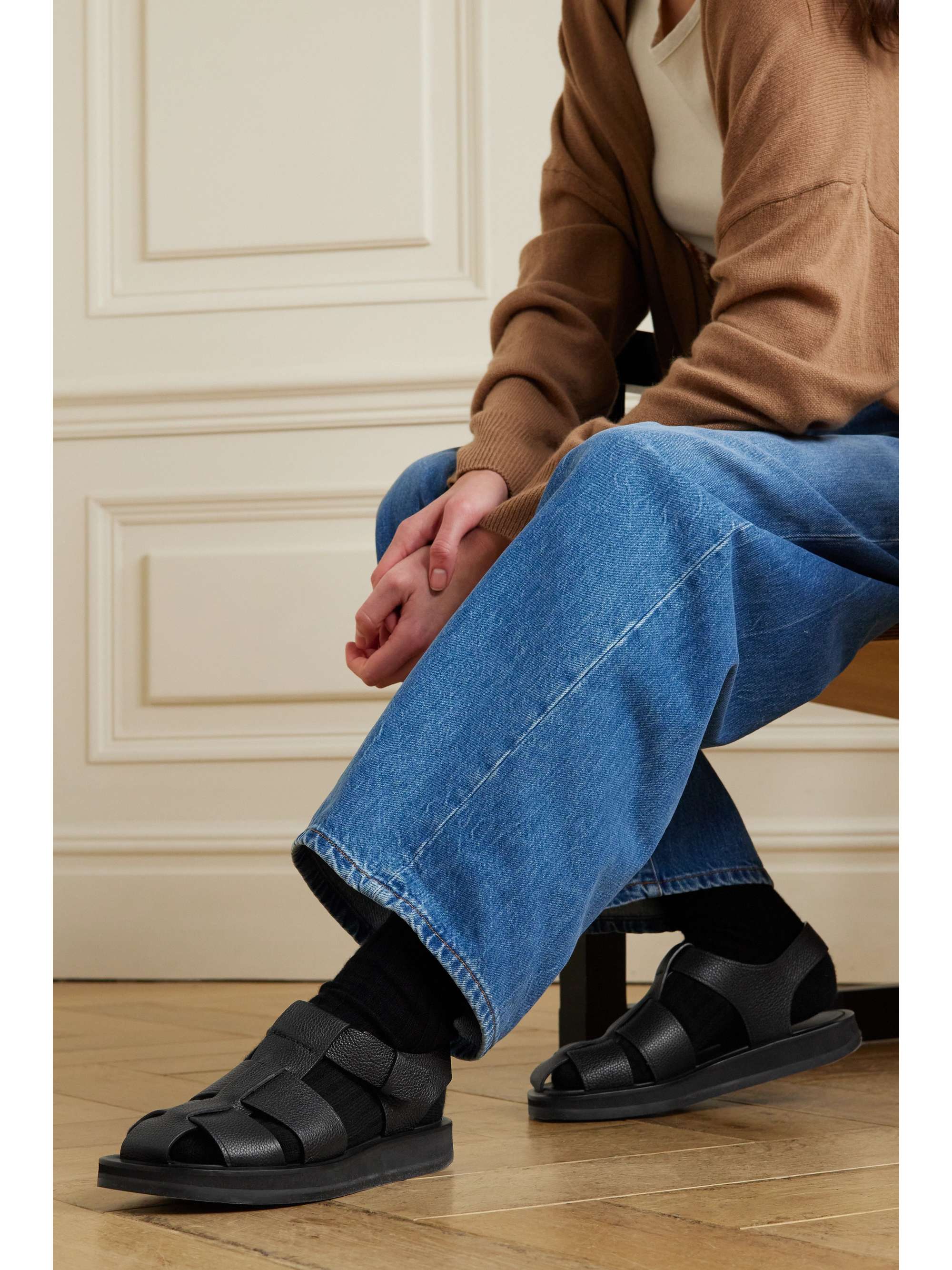THE ROW Ribbed cashmere socks