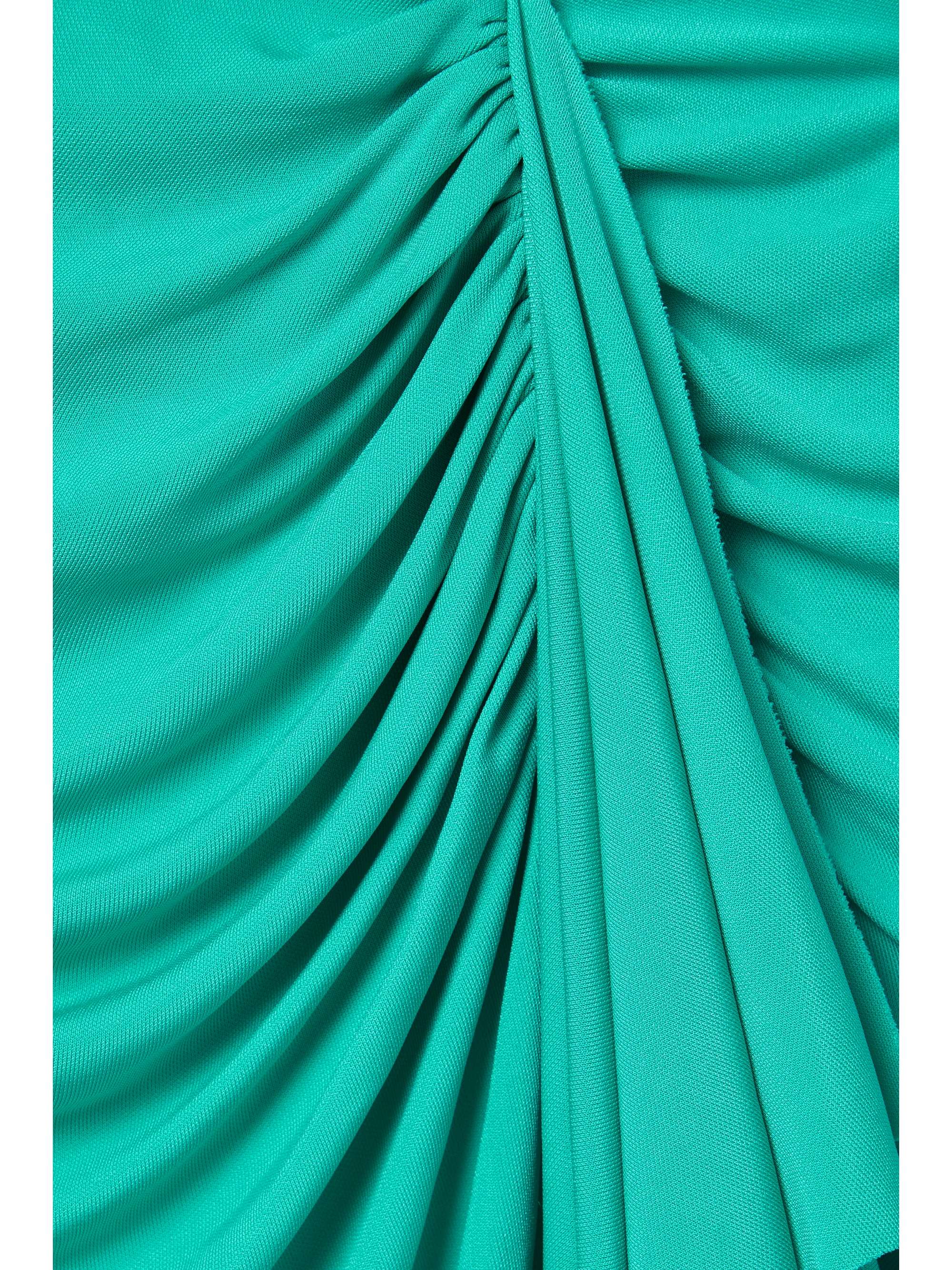 REBECCA VALLANCE Riccardo ruched stretch-jersey mini dress