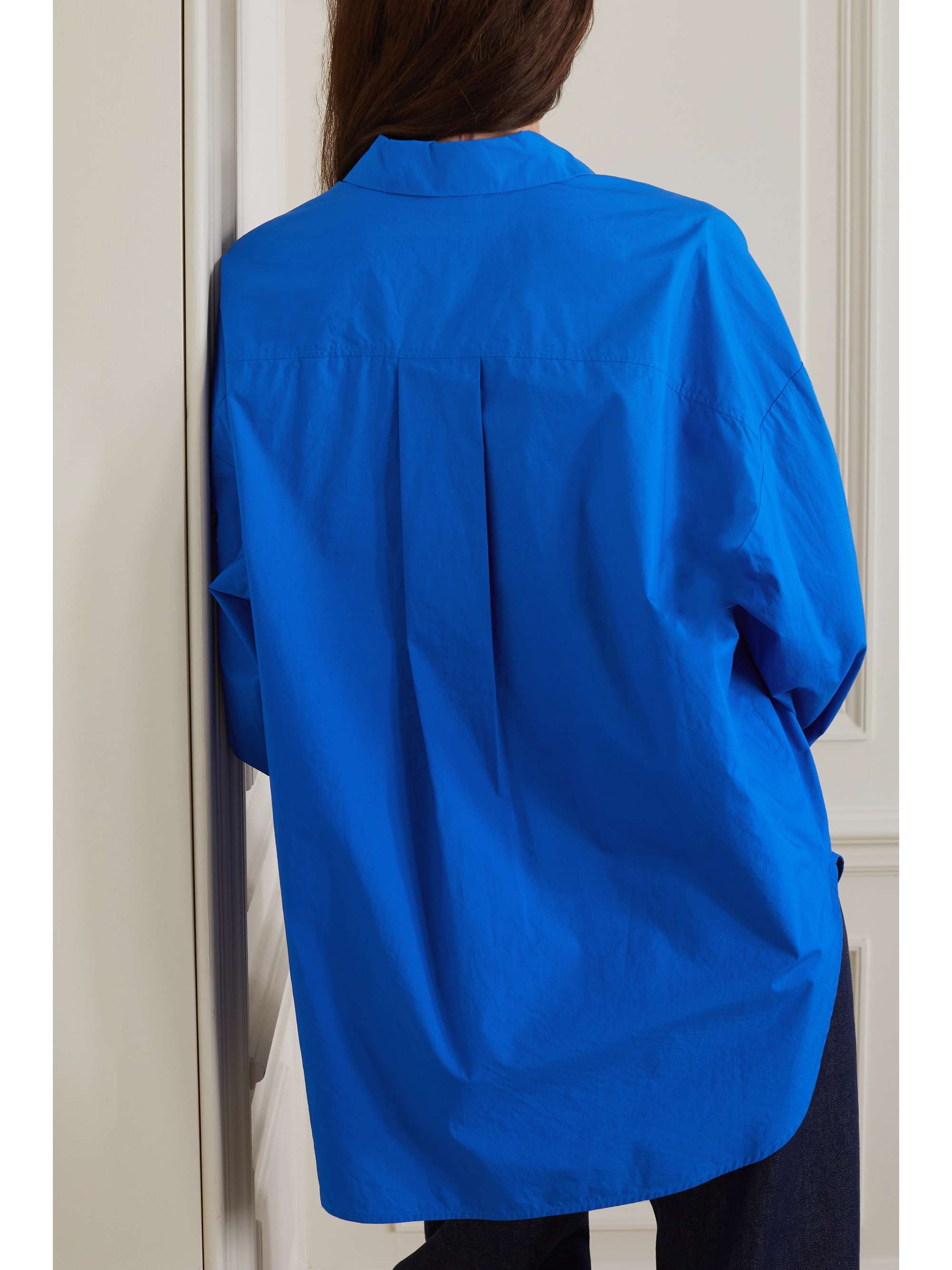 BY MALENE BIRGER Derris oversized organic cotton-poplin shirt