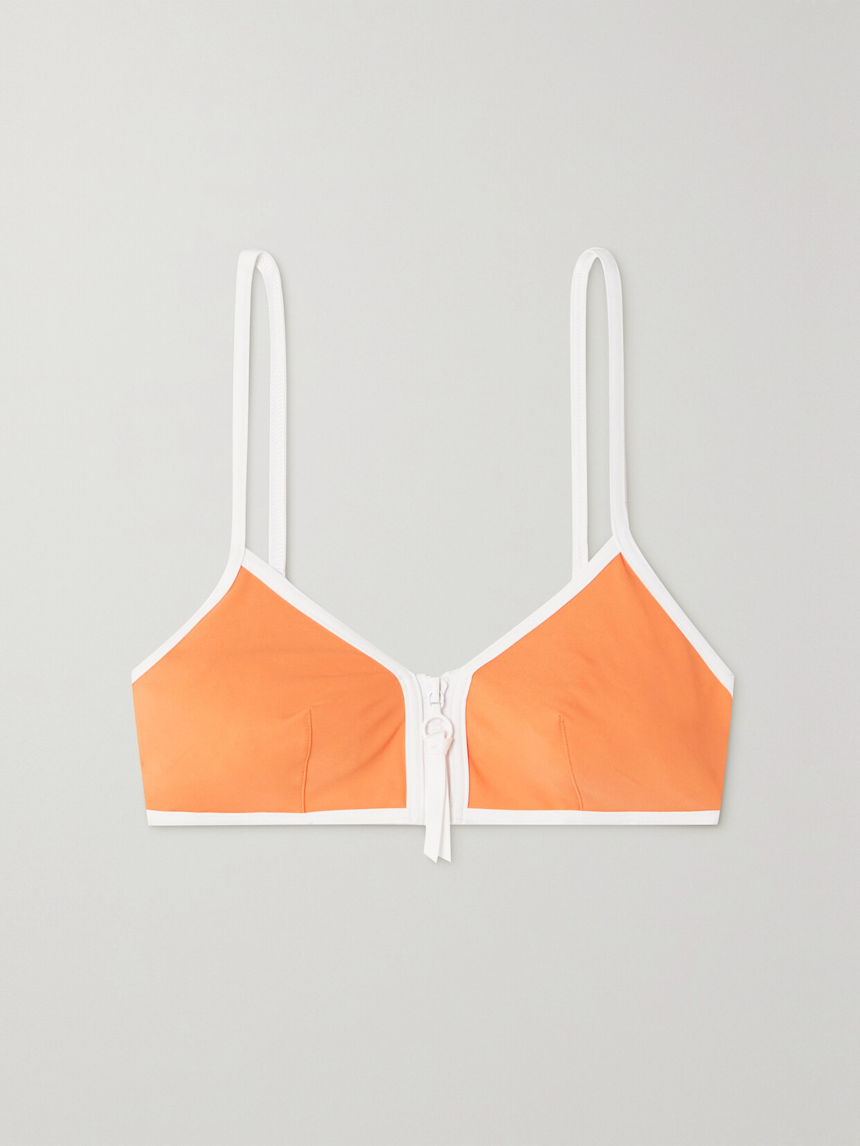 Shop Eres Nautic Sifflet Triangle Bikini Top In Orange