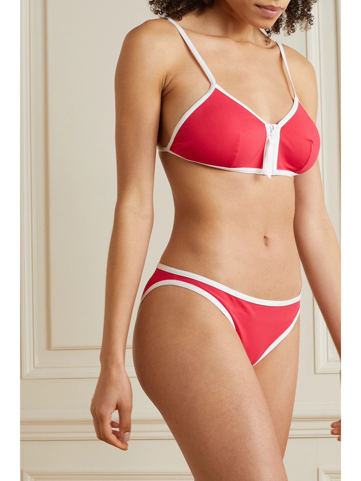 Eres Nautic Sifflet Triangle Bikini Top In Pink