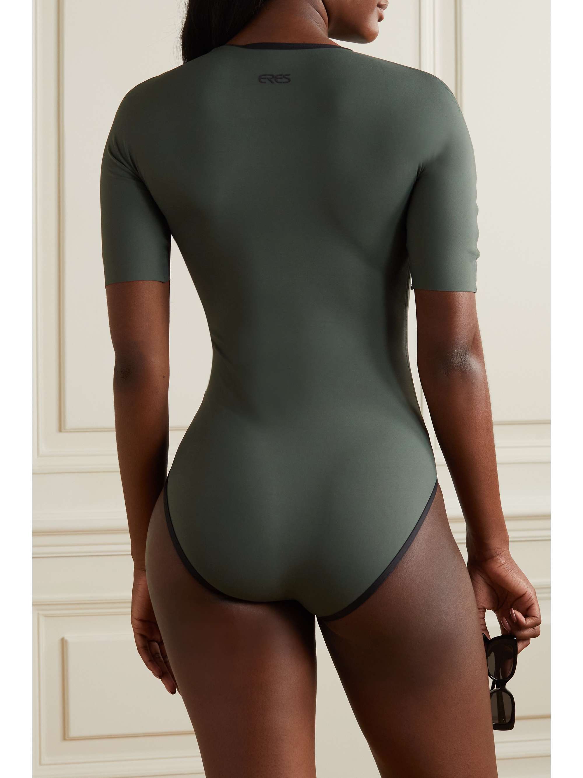 ERES Nautic Podium two-tone swimsuit