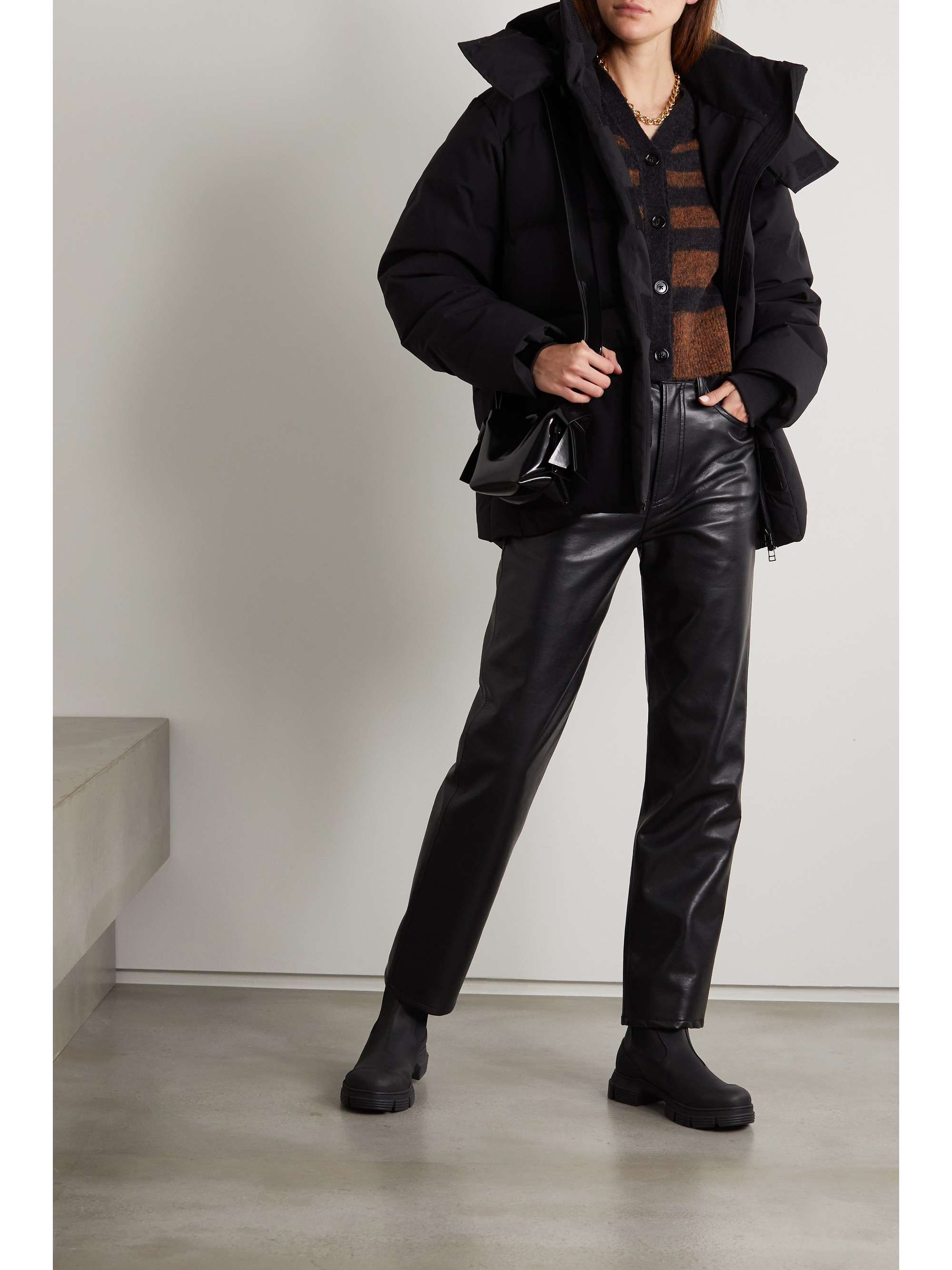 Holzweiler net sustain besseggen hooded quilted shell down jacket Clearance