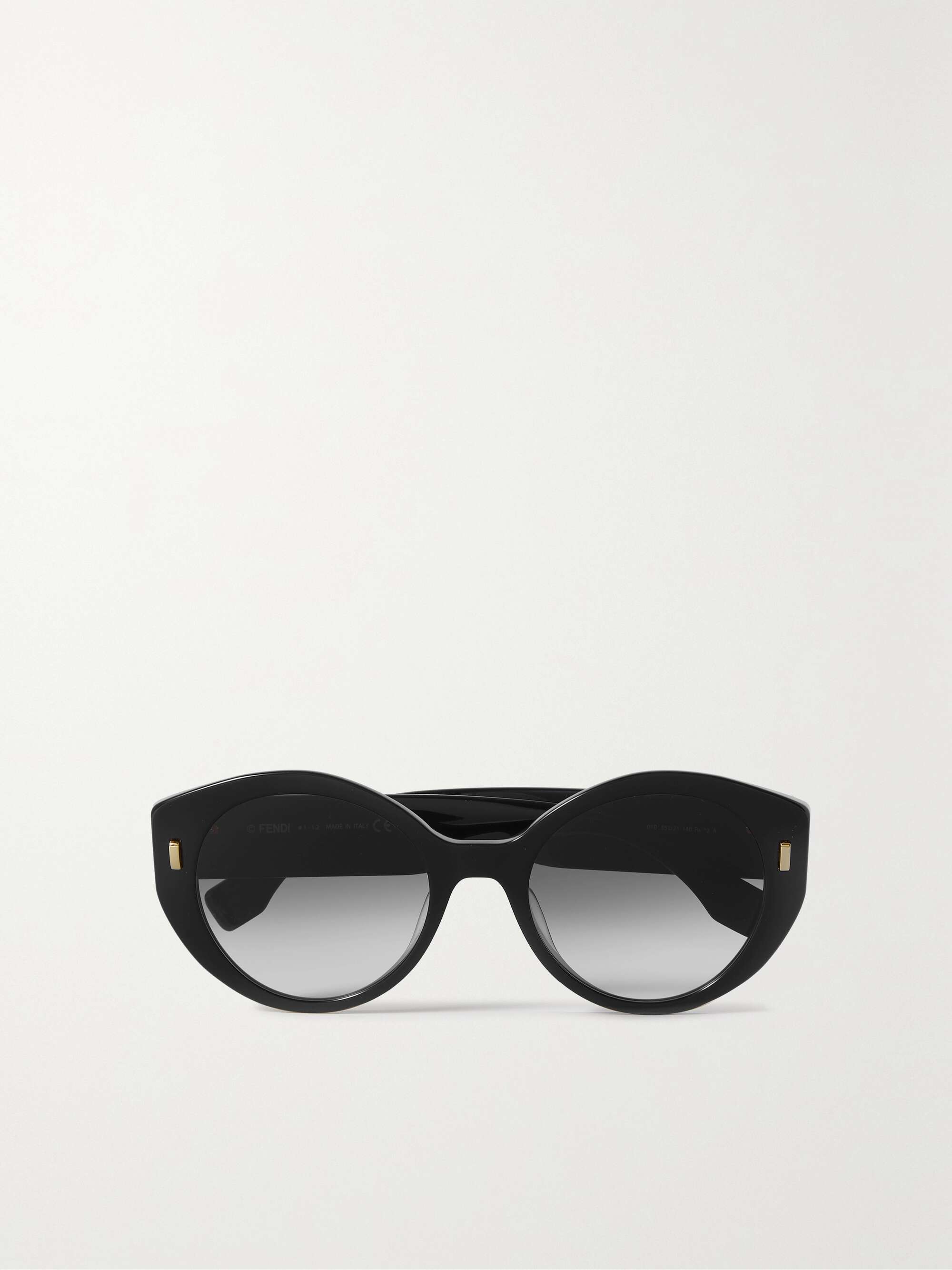 Fendi Eyewear cat-eye frame glasses, Black