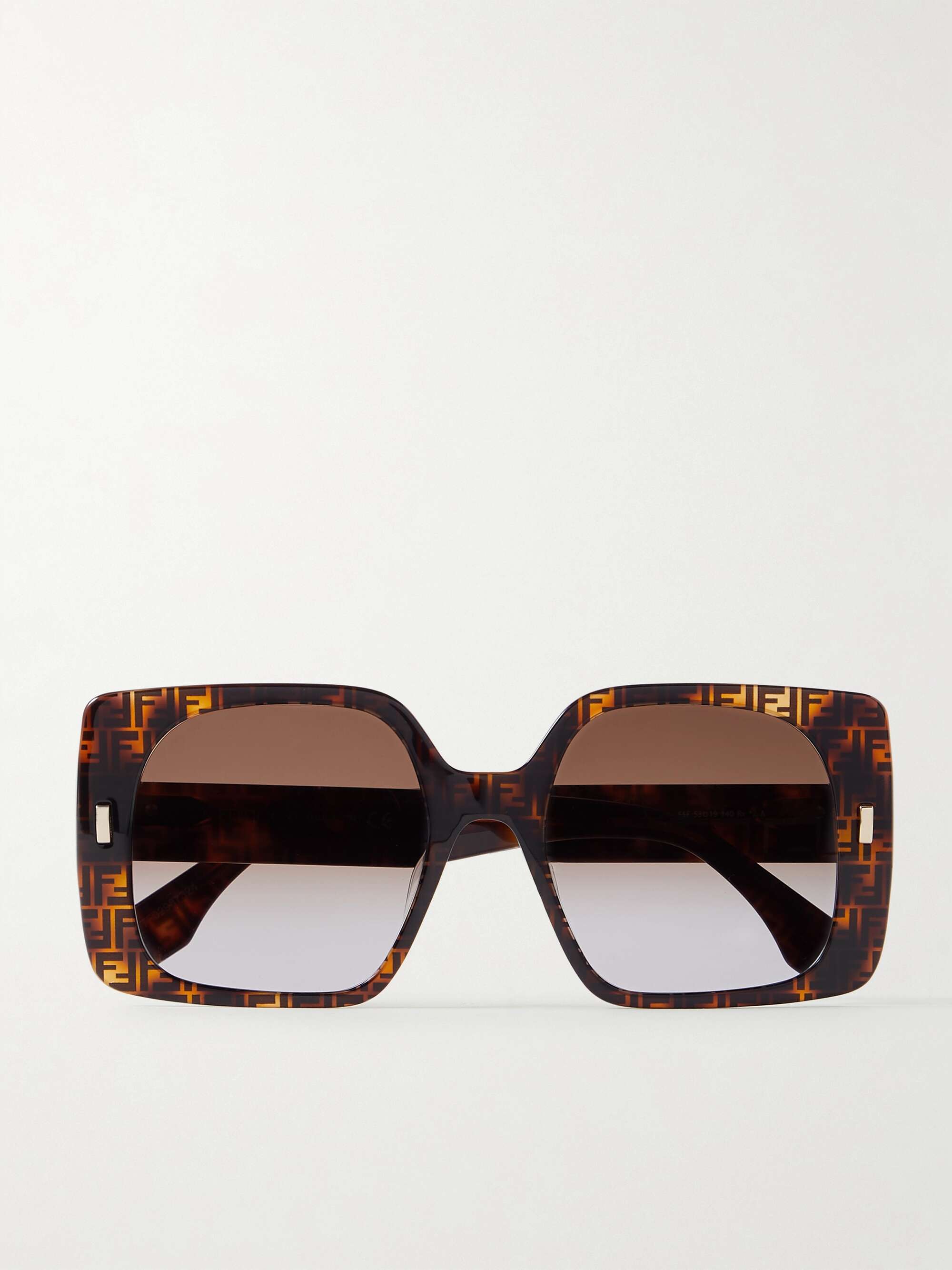 Fendi First oversized square acetate sunglasses