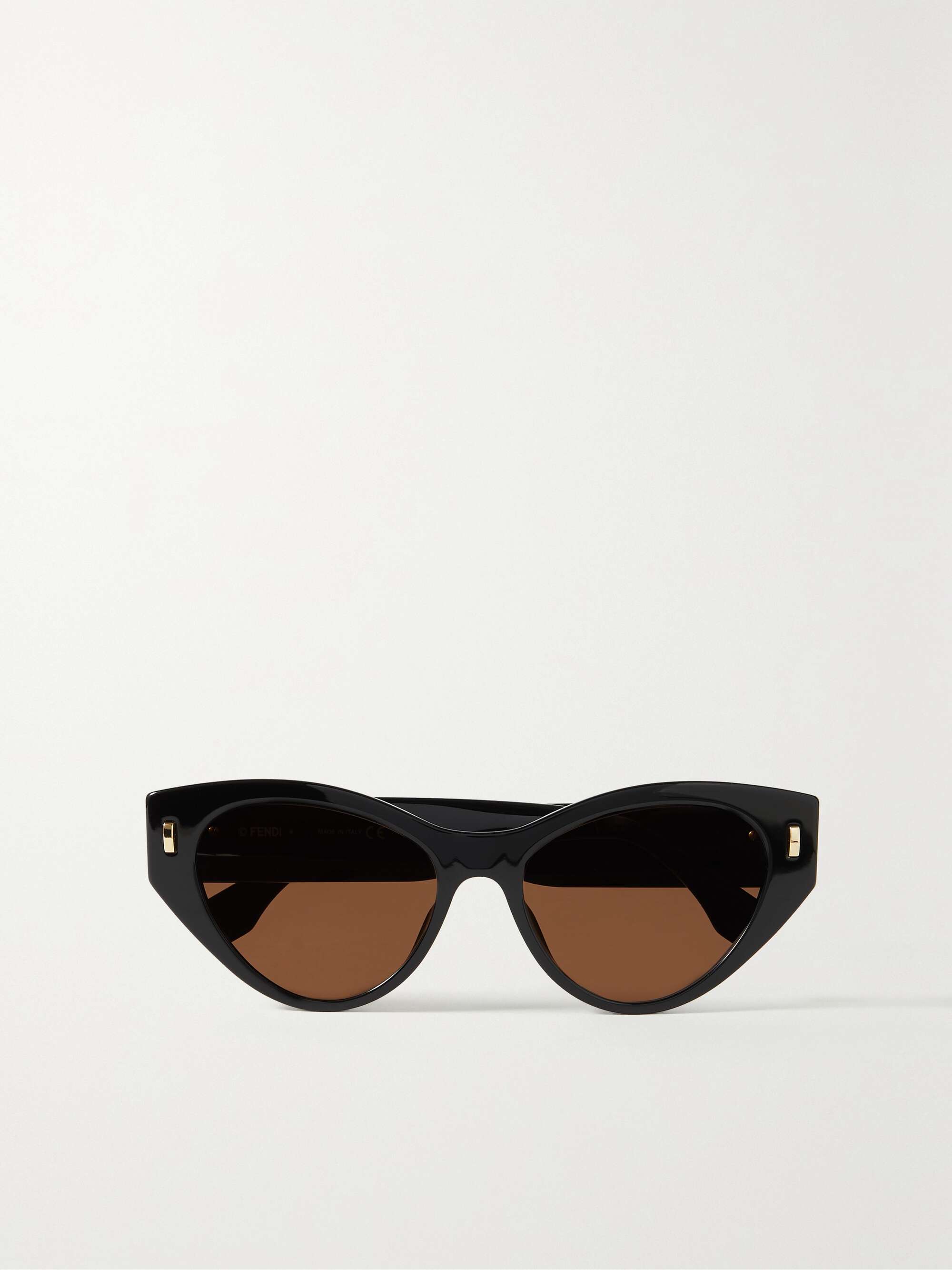 Fendi Cat-Eye Acetate Sunglasses - Women - Black Sunglasses