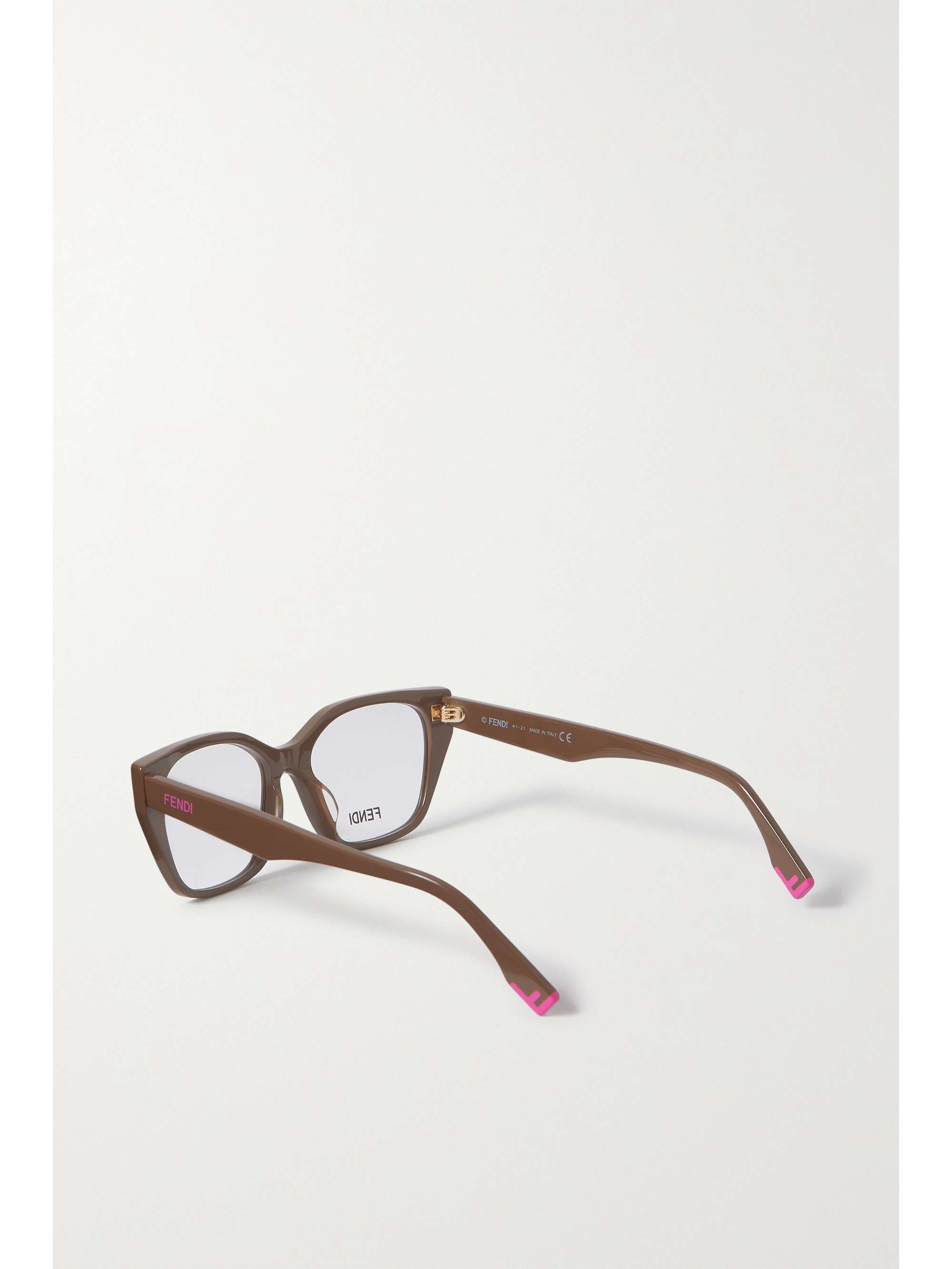FENDI EYEWEAR Cat-eye acetate optical lenses