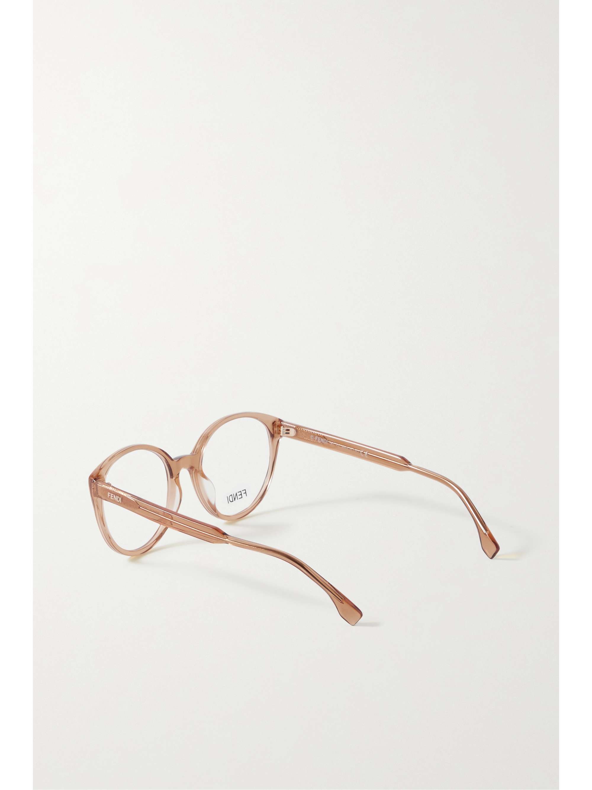 FENDI EYEWEAR Round-frame acetate optical glasses
