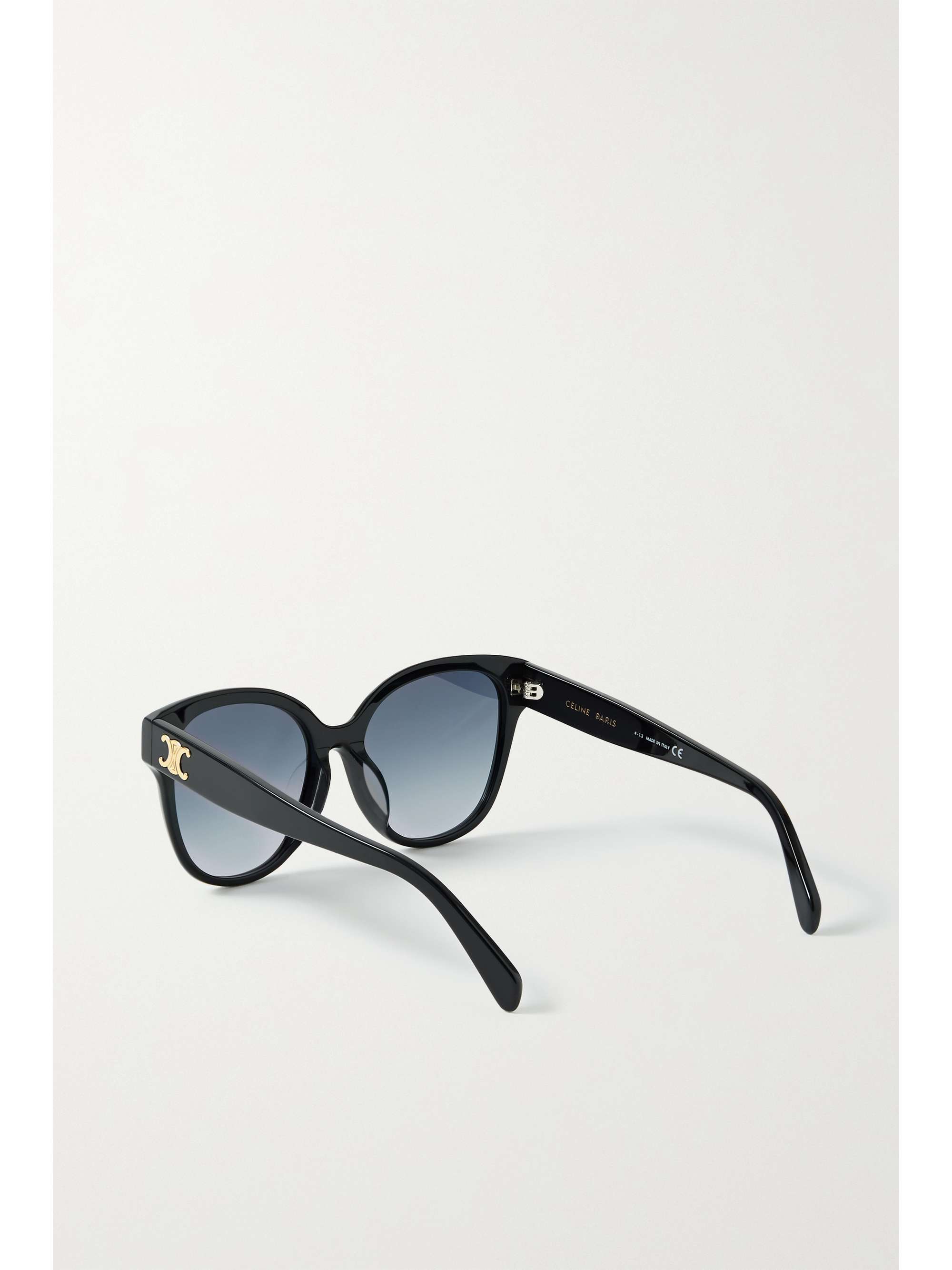 CELINE EYEWEAR Oversized cat-eye acetate sunglasses