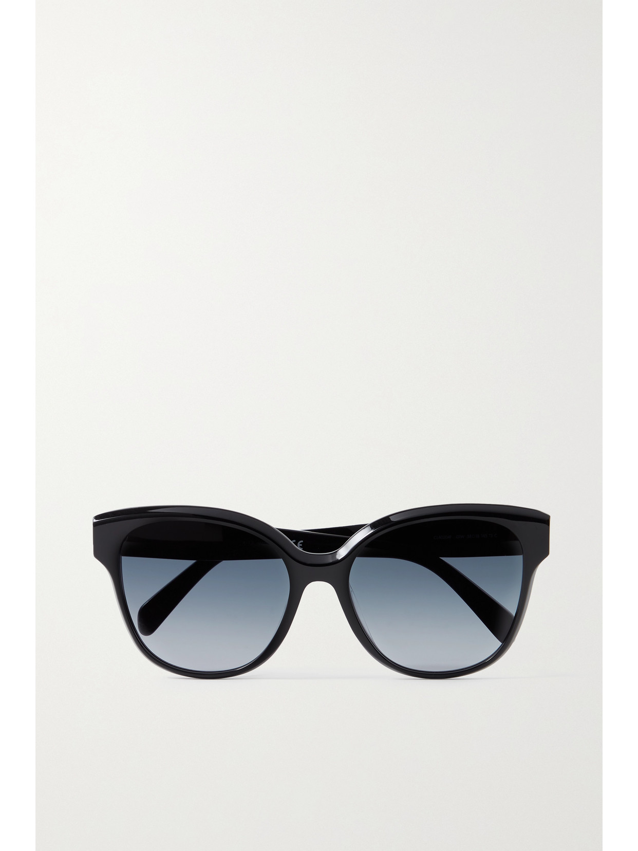CELINE Eyewear - Oversized Cat-eye Acetate Sunglasses - Black - one size