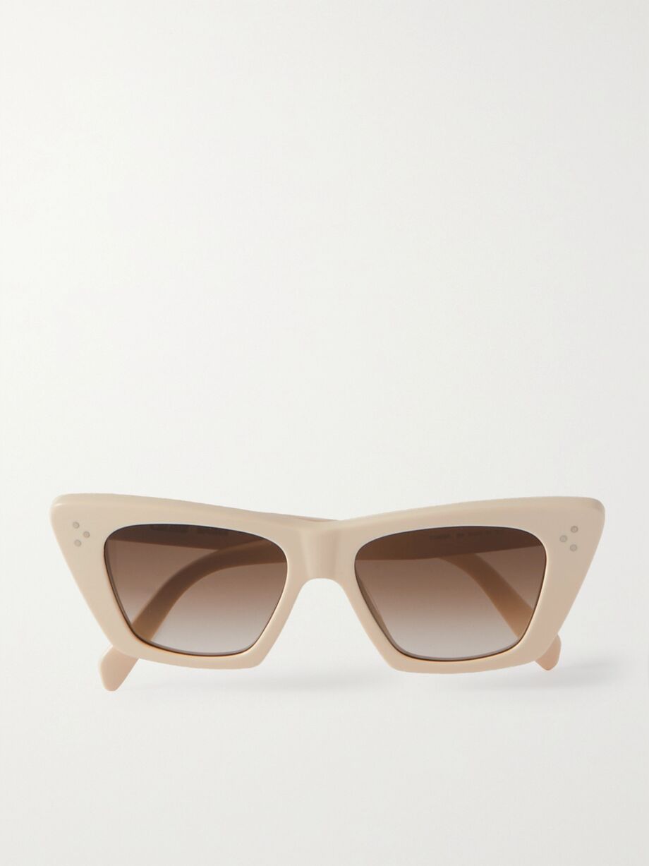 Cat-eye acetate sunglasses, Celine