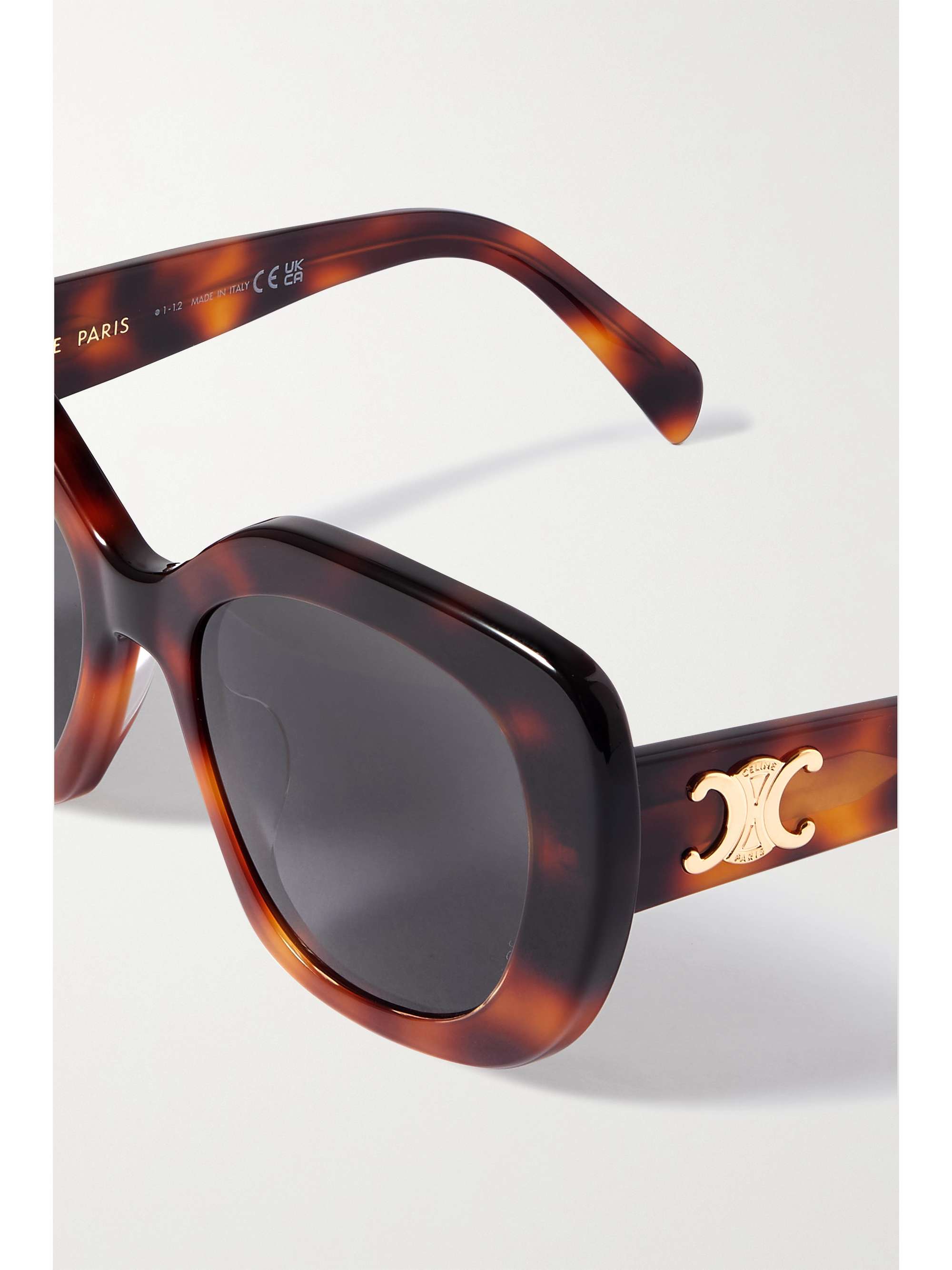 CELINE EYEWEAR Square-frame acetate sunglasses