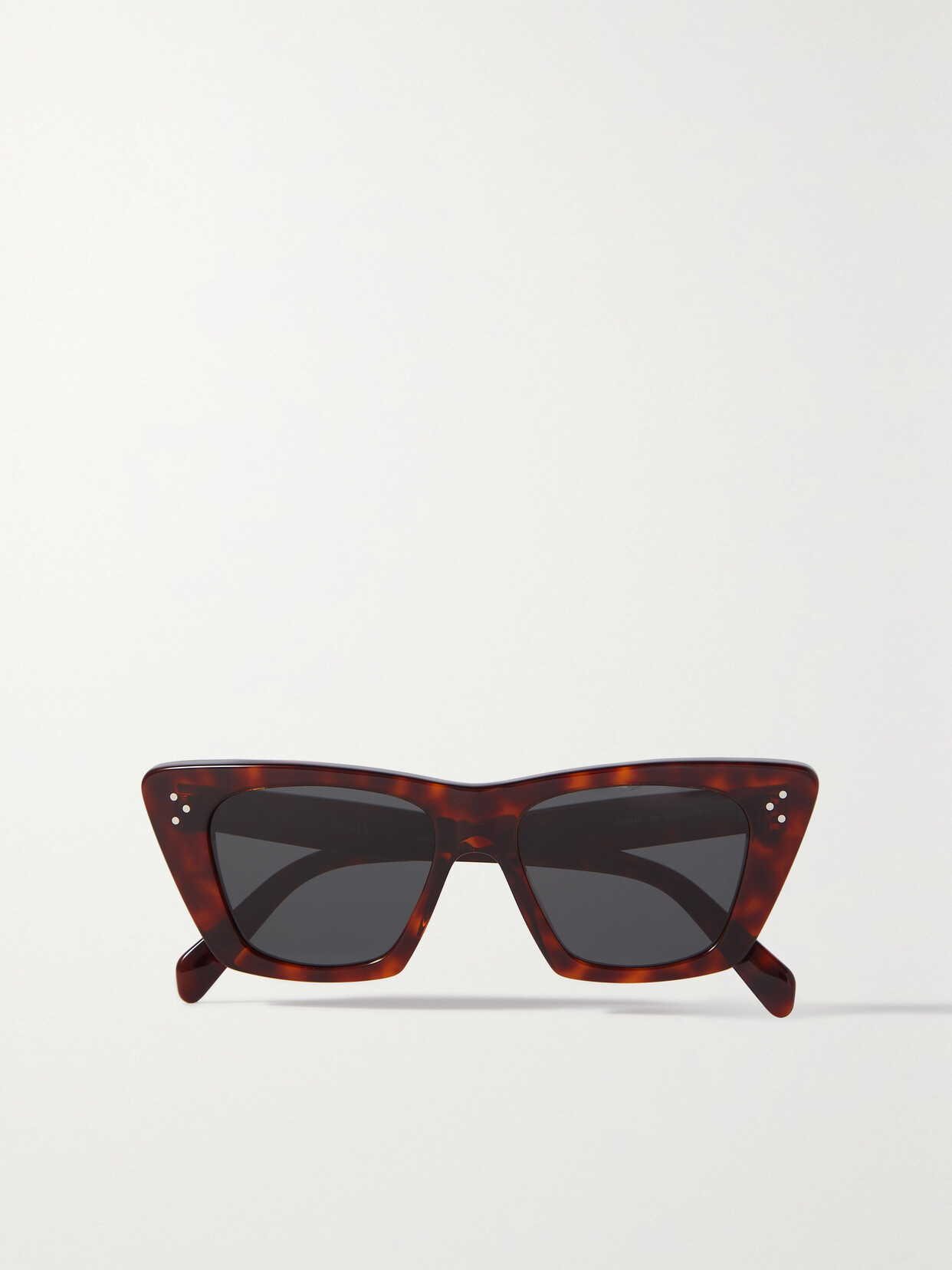 CELINE CAT-EYE TORTOISESHELL ACETATE SUNGLASSES