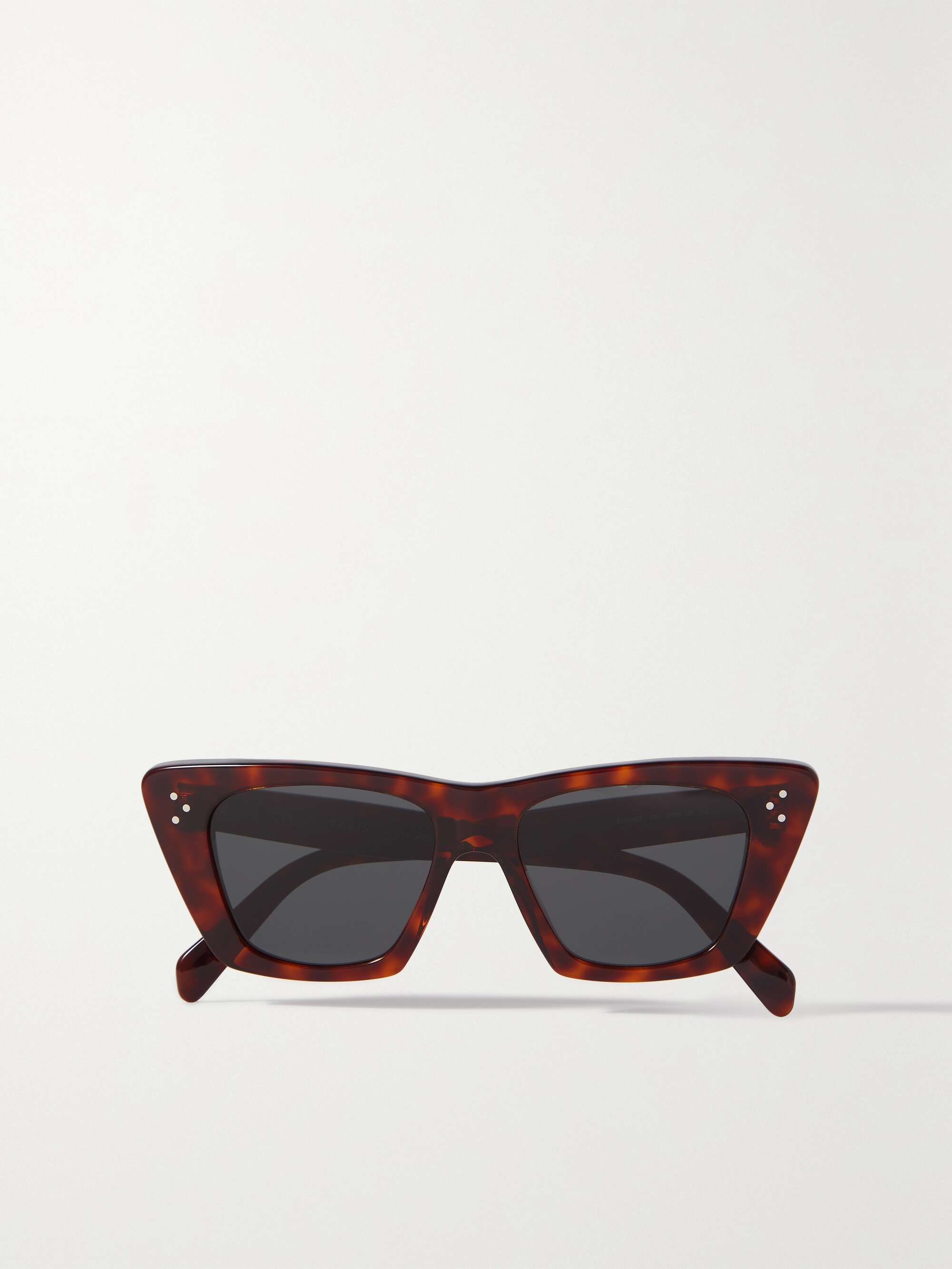 Celine Eyewear - round-frame Acetate Sunglasses - Brown - One Size - Net A Porter