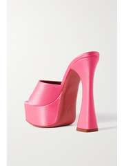 dalida satin platform mules