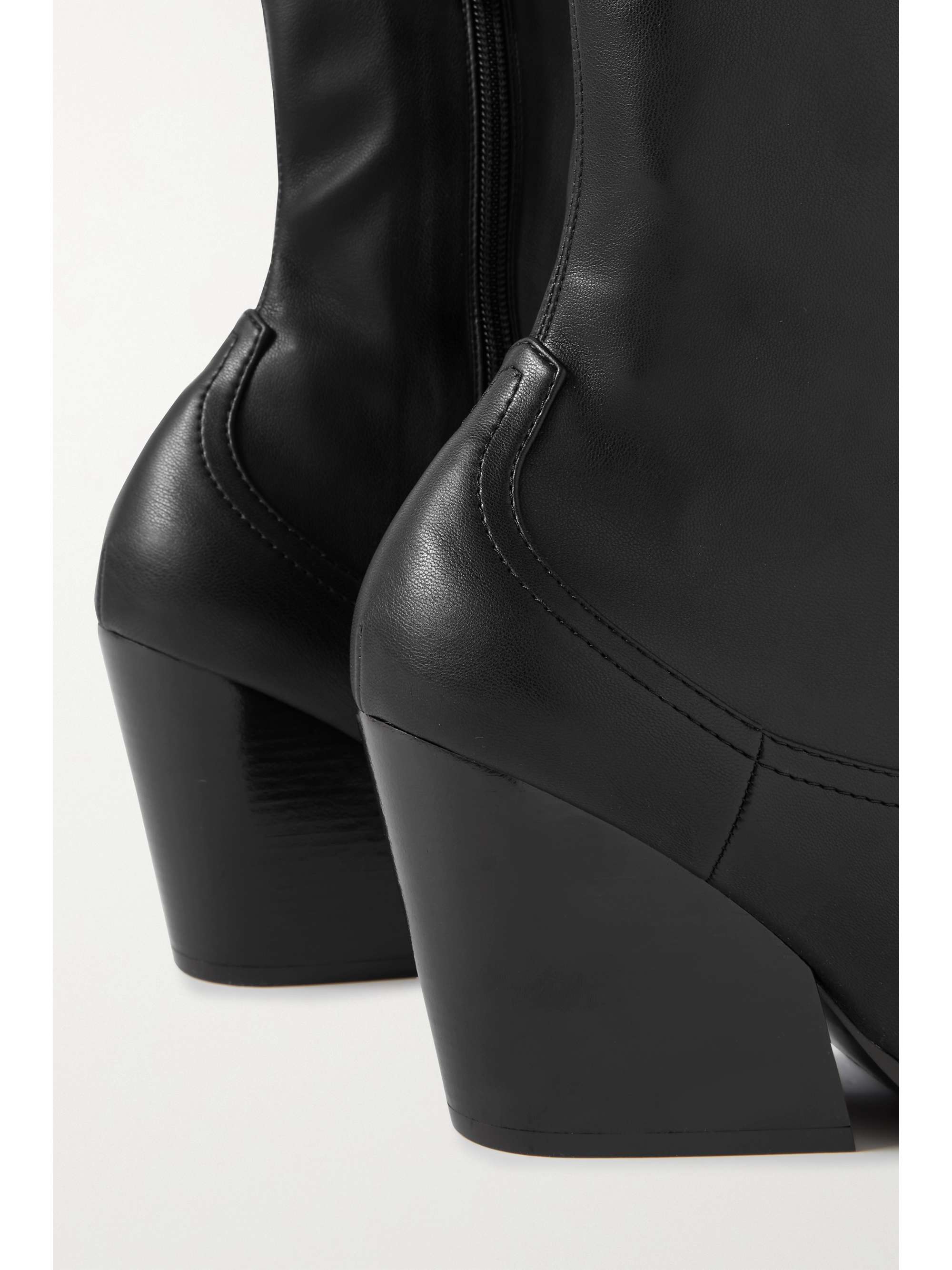 STELLA MCCARTNEY Cowboy vegetarian leather ankle boots | NET-A-PORTER