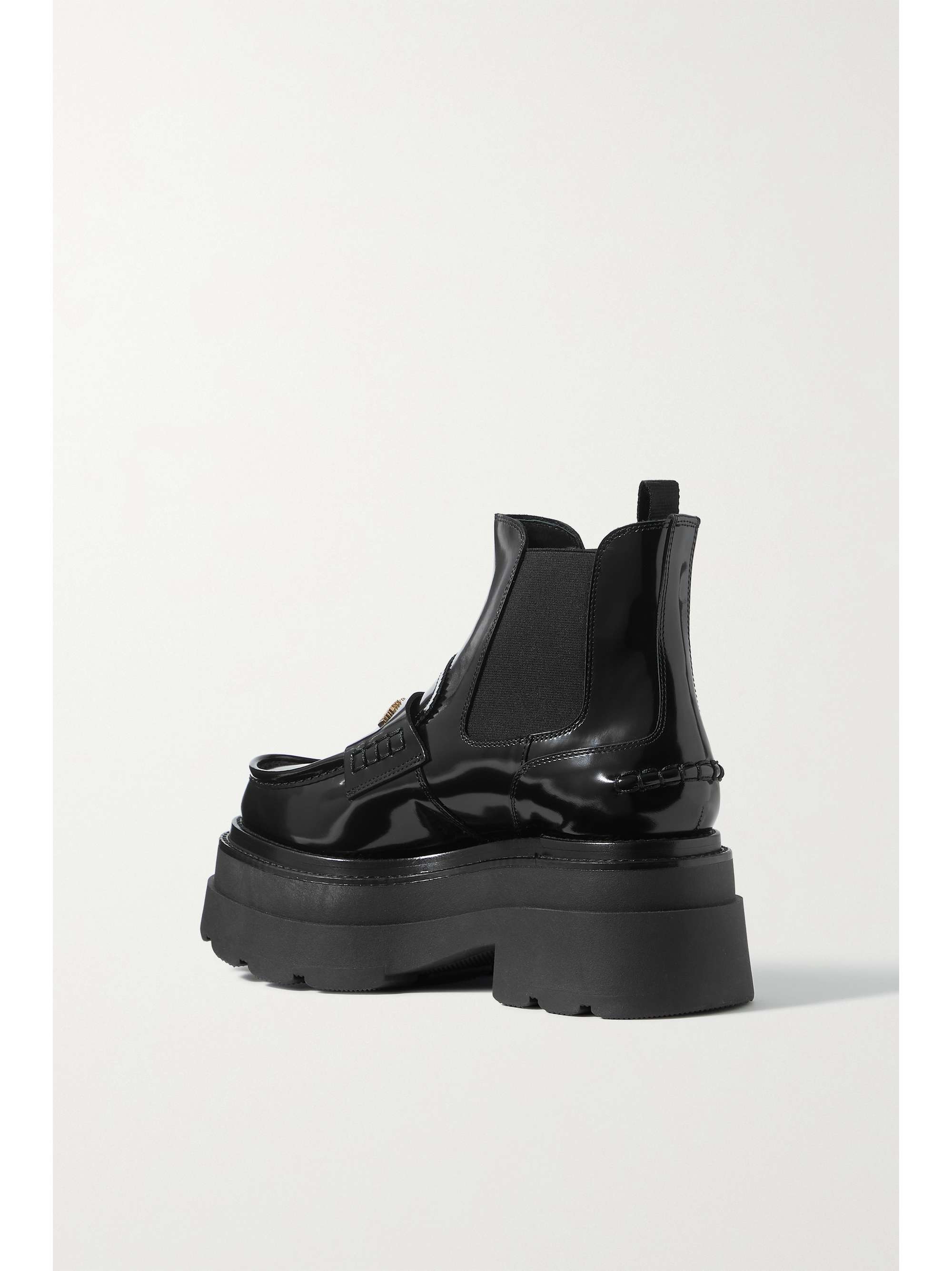 ALEXANDER WANG Carter patent-leather platform ankle boots | NET-A-PORTER