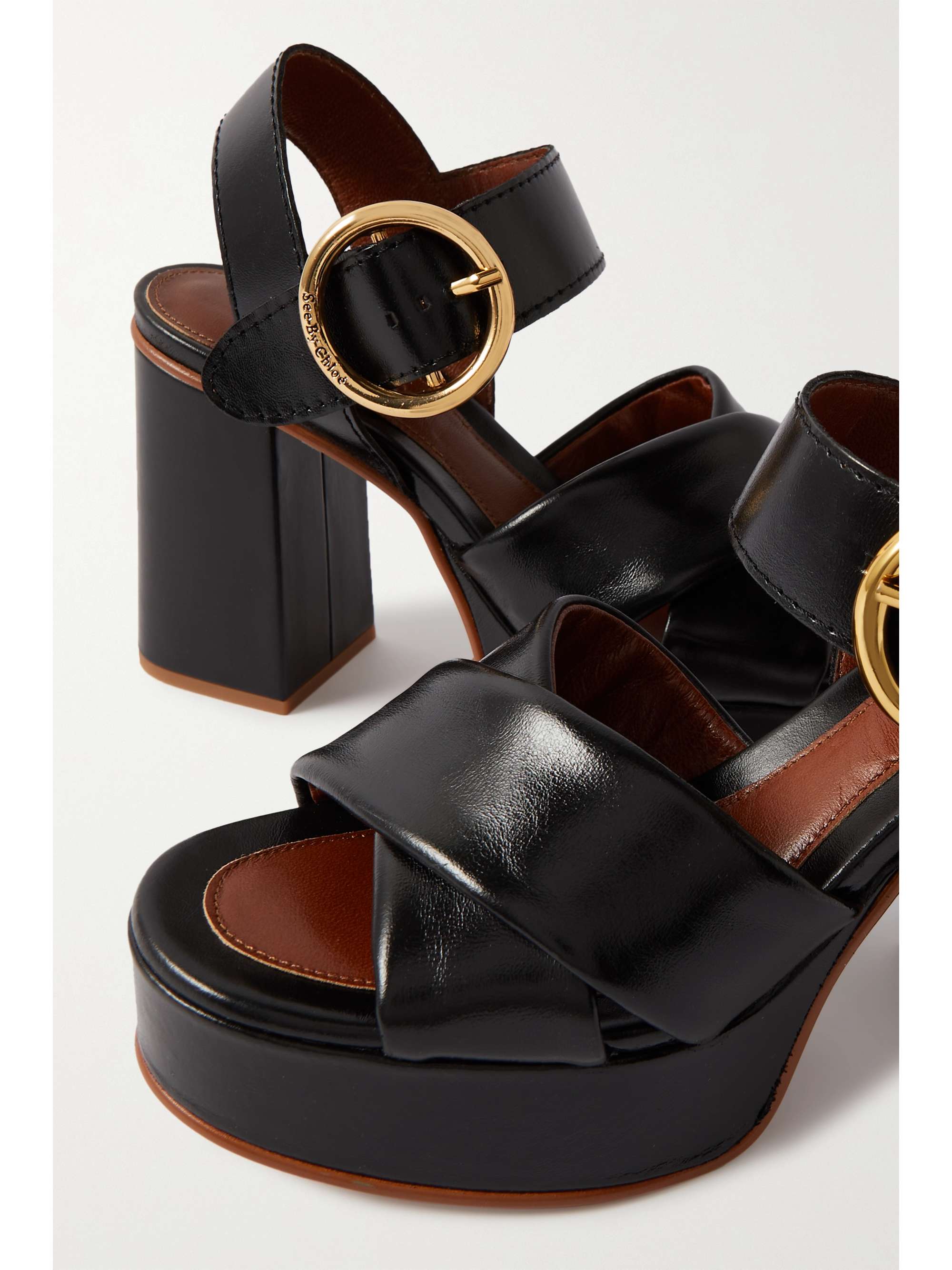 SEE BY CHLOÉ Lyna leather platform sandals