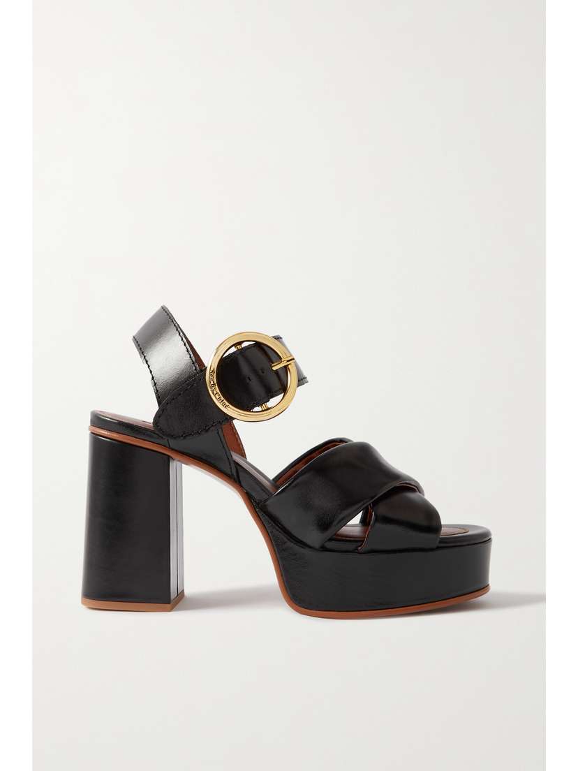 See By Chloé Lyna Leather Platform Sandals