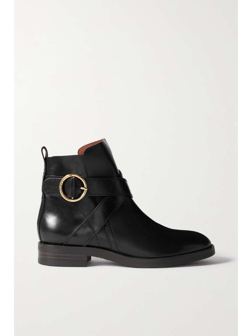 See By Chloé Lyna Leather Ankle Boots