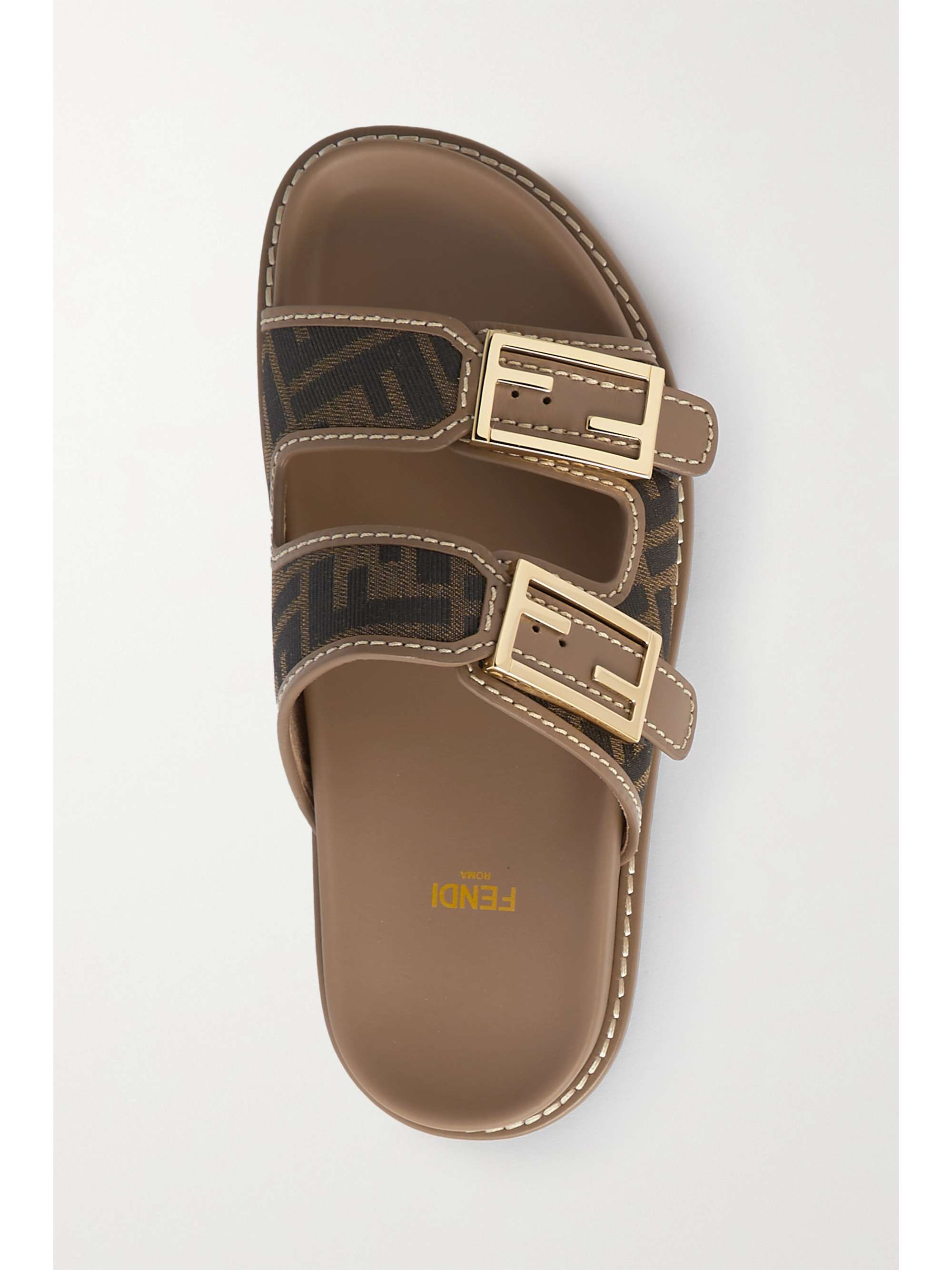 leather sandals | FENDI 