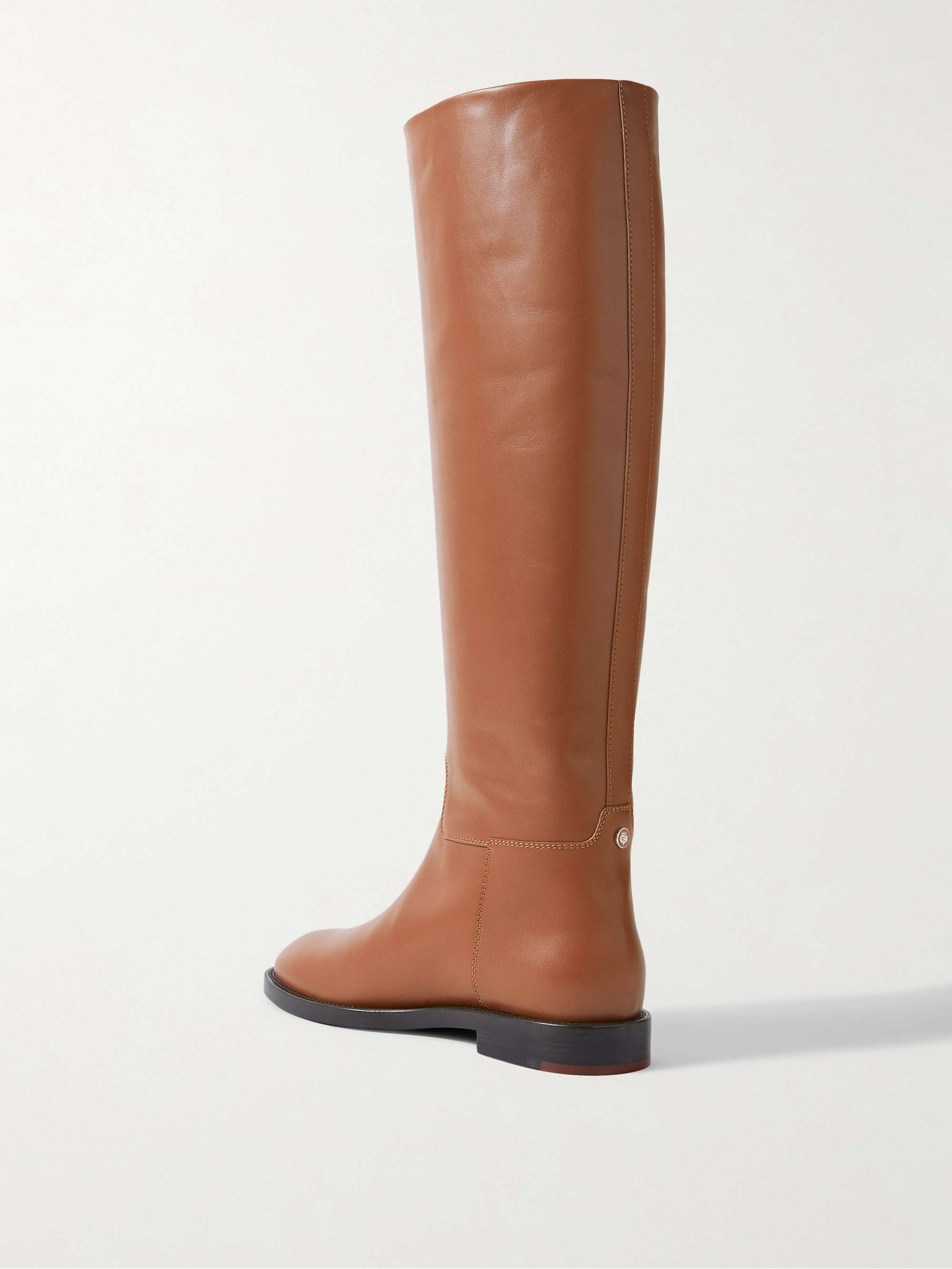 LORO PIANA Decker leather knee boots