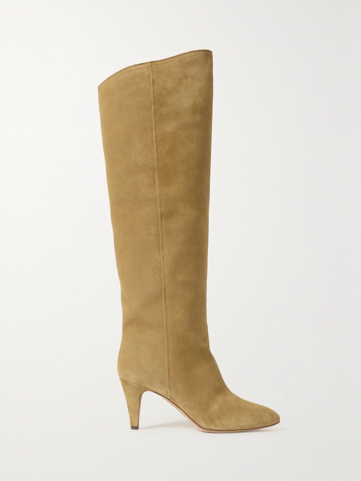 Isabel Marant Lispa Suede Knee Boots - Brown