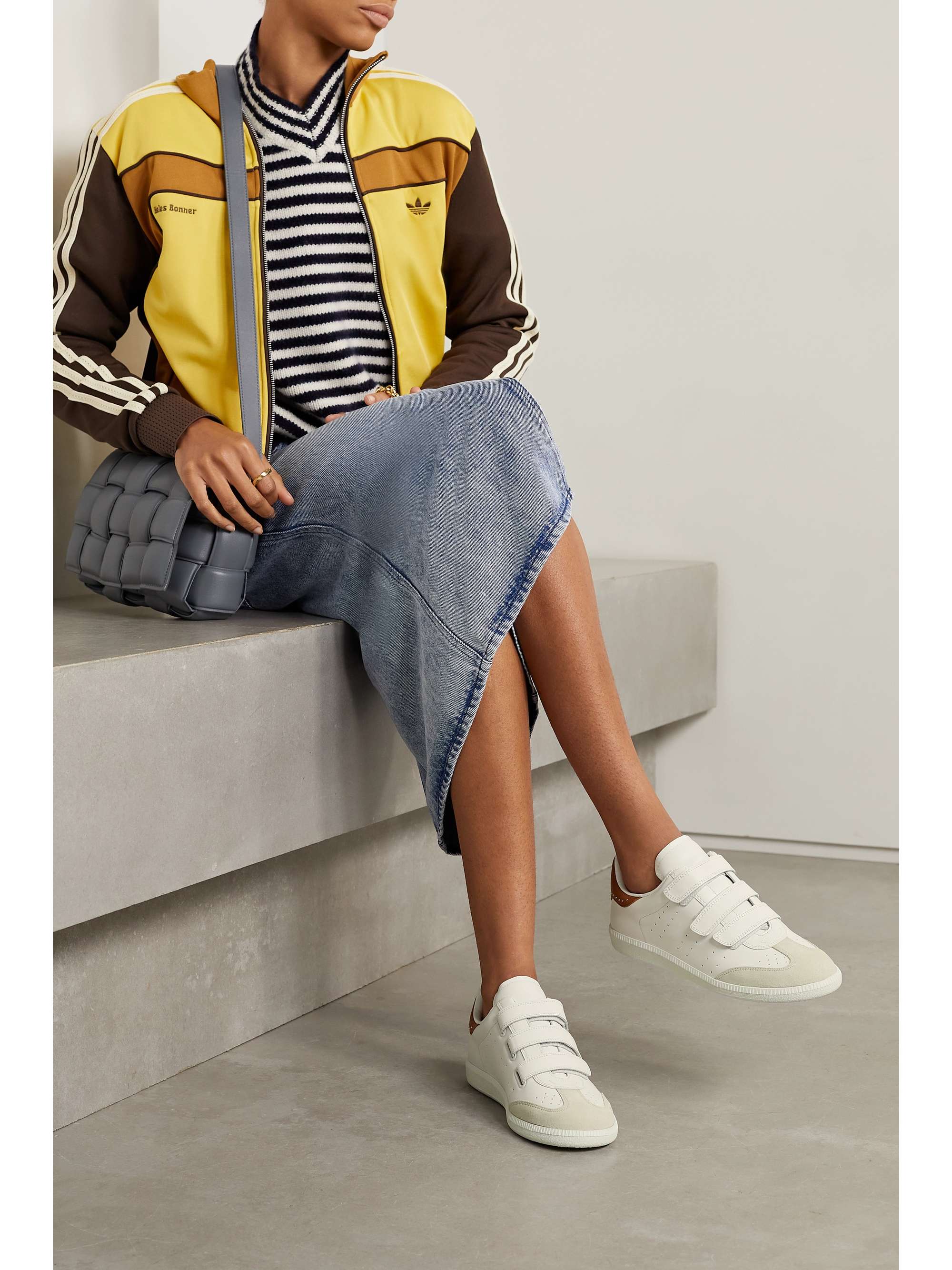 nyheder Motivere Kommunisme ISABEL MARANT Beth suede-trimmed leather sneakers | NET-A-PORTER