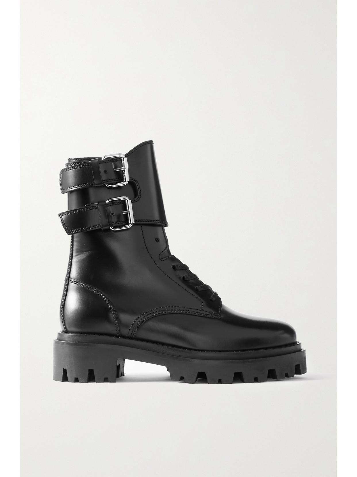Isabel Marant 45mm Cimky Brushed Leather Combat Boots In Black ModeSens