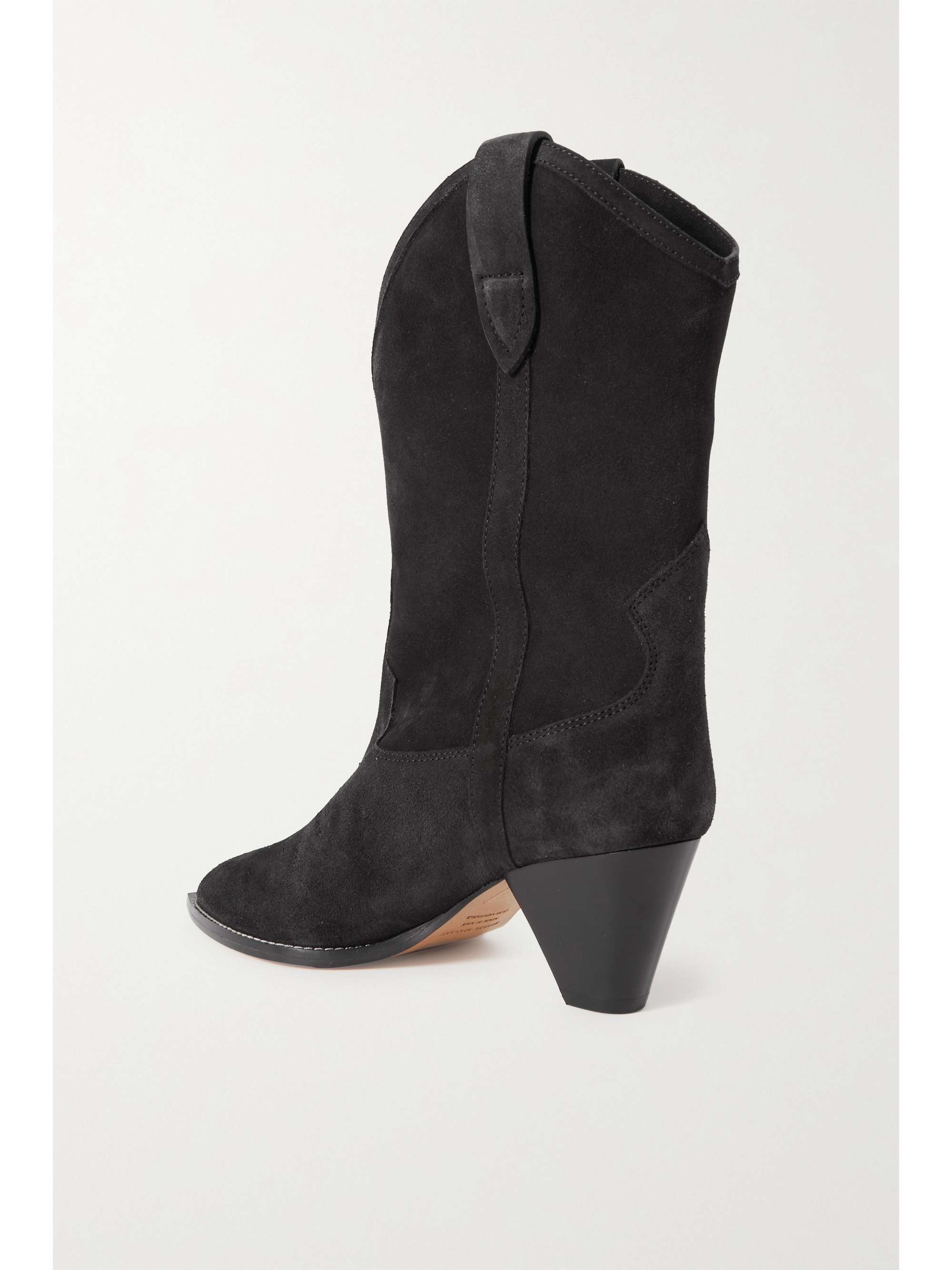 ISABEL MARANT Luliette embroidered suede ankle boots