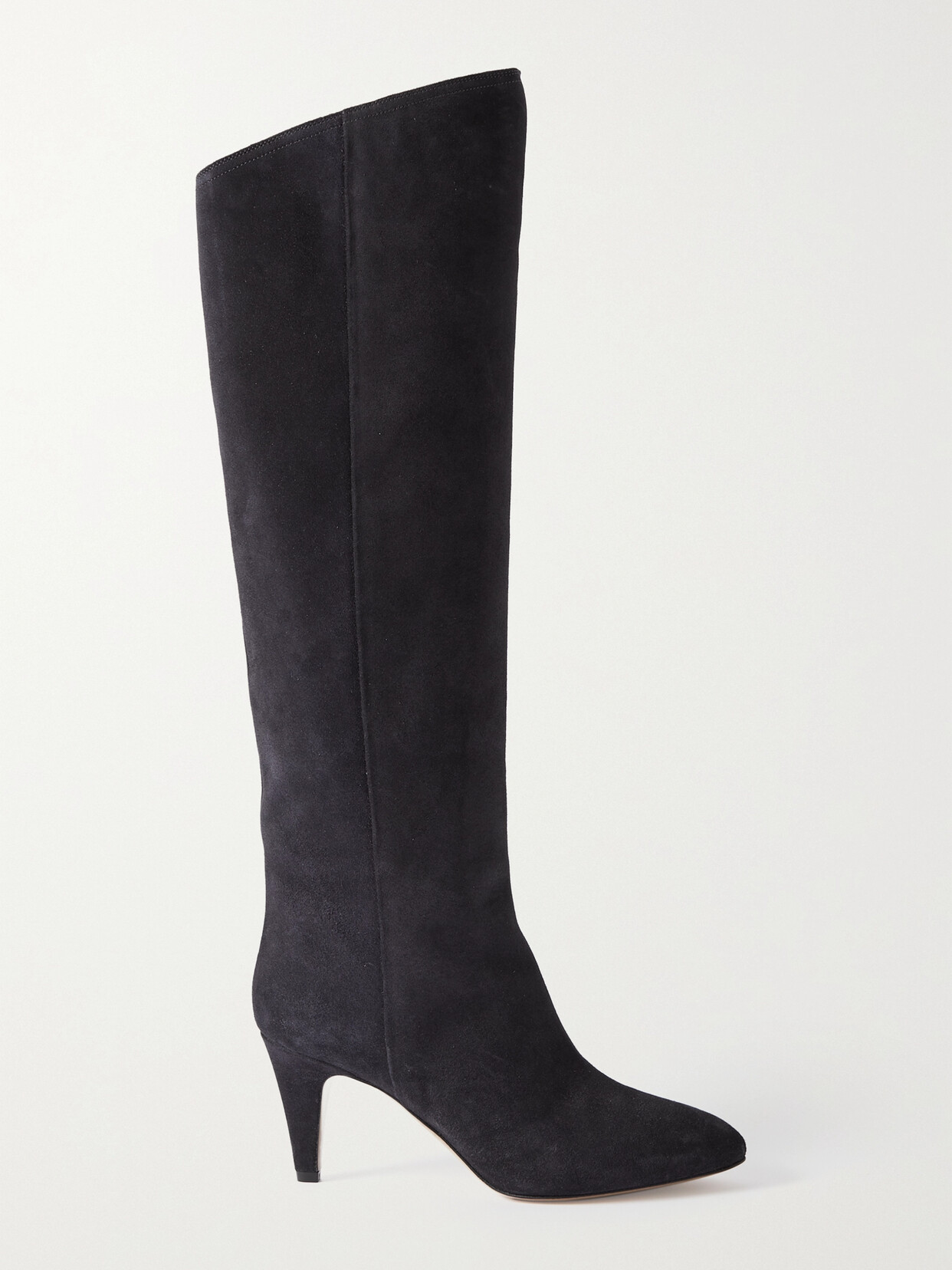 Isabel Marant Lispa Suede Knee Boots - Black