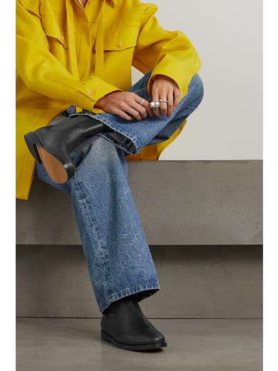 vince cecyl leather ankle boot