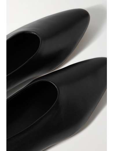 vince behati leather flat