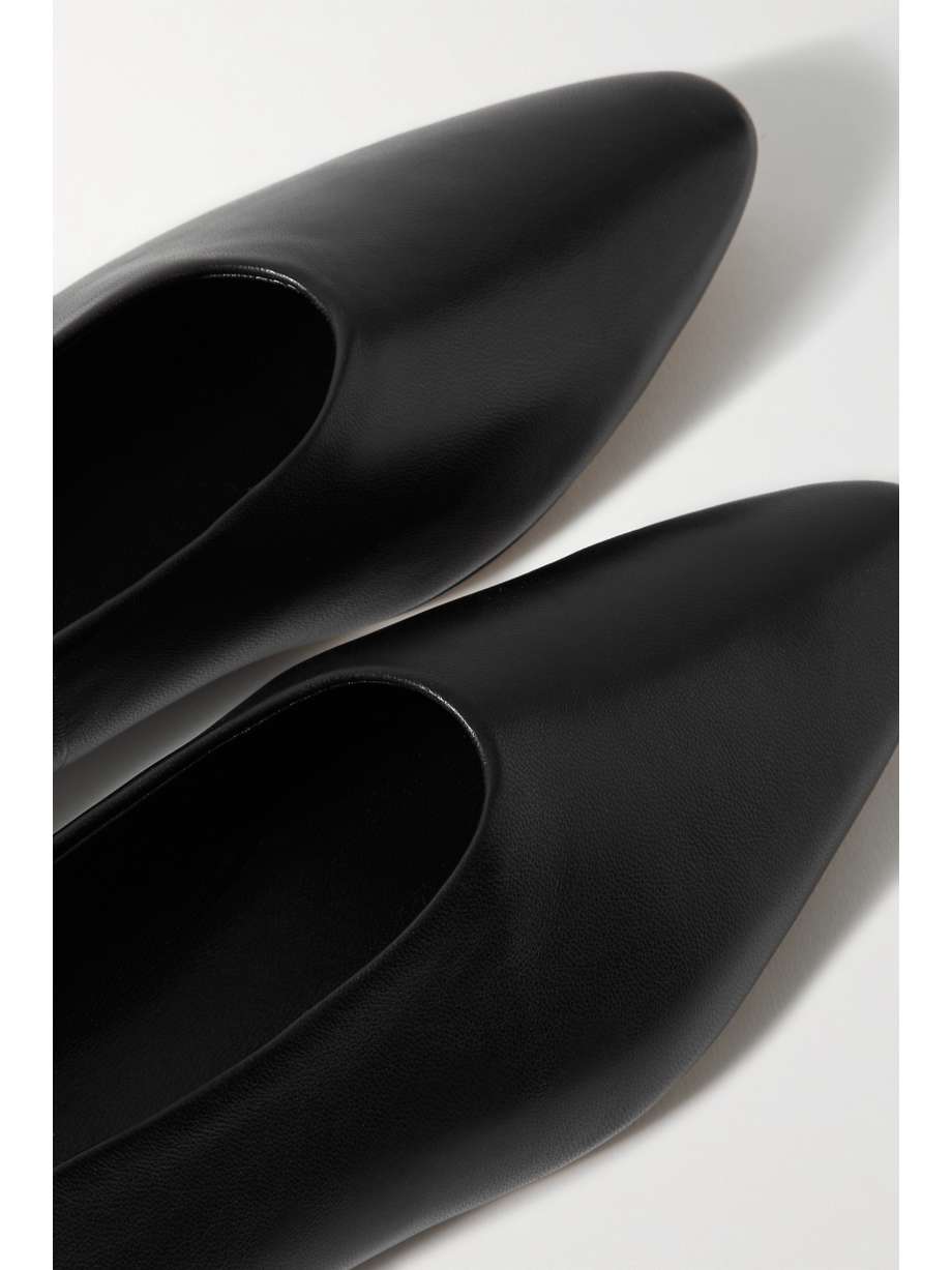 vince behati leather flat