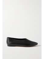 vince behati leather flat