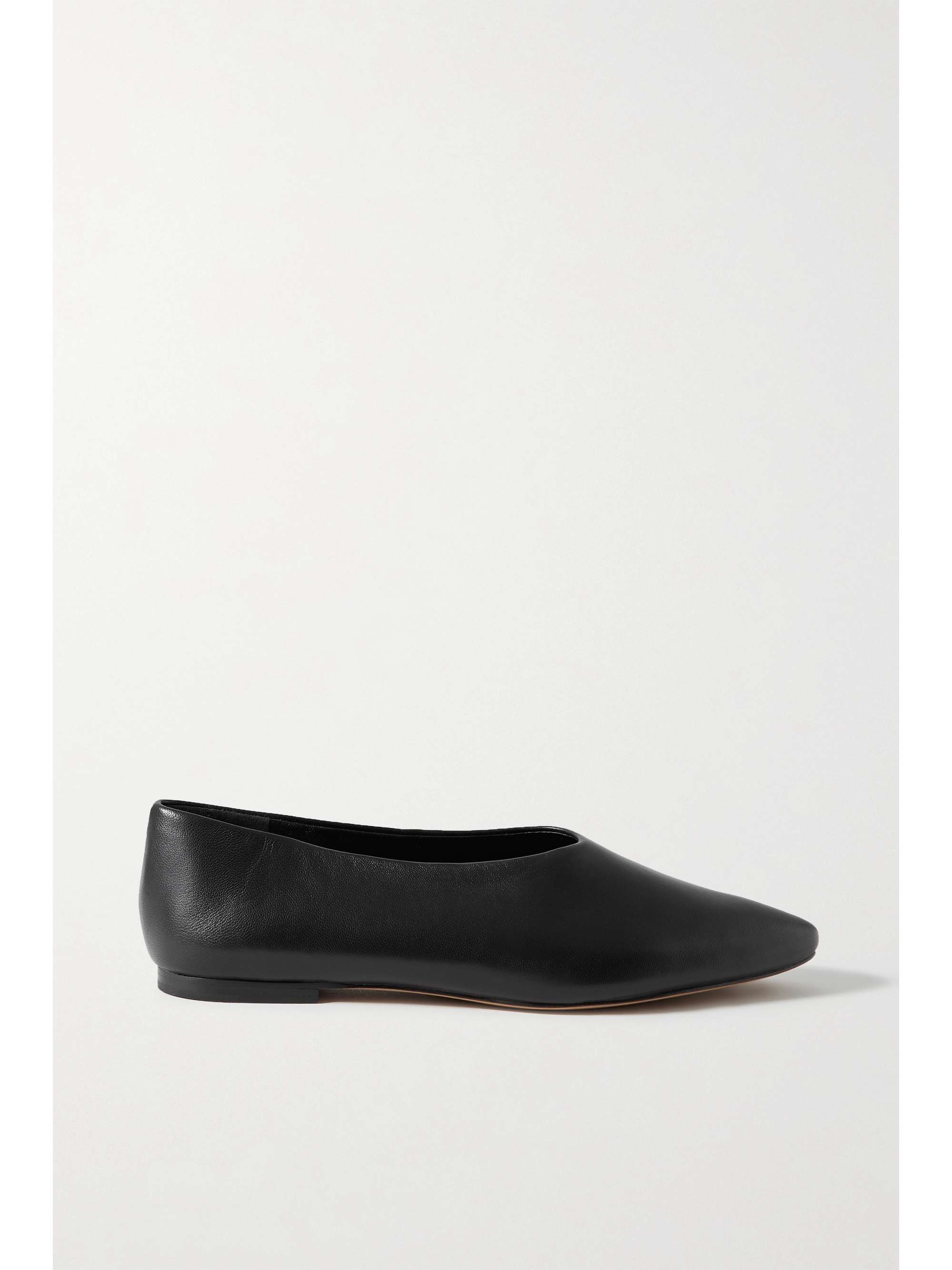 vince behati leather flat