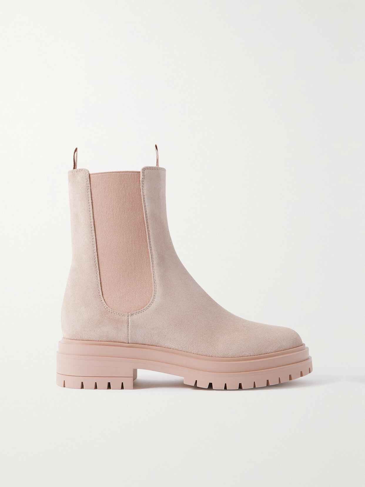 Gianvito Rossi Chelsea Boots Chester Calfskin In Neutrals