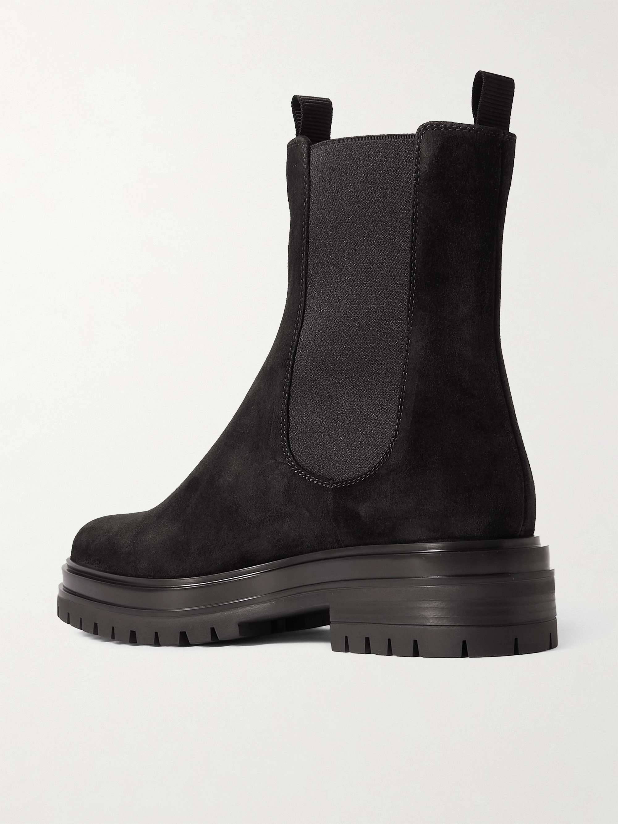 GIANVITO ROSSI Chester suede Chelsea boots
